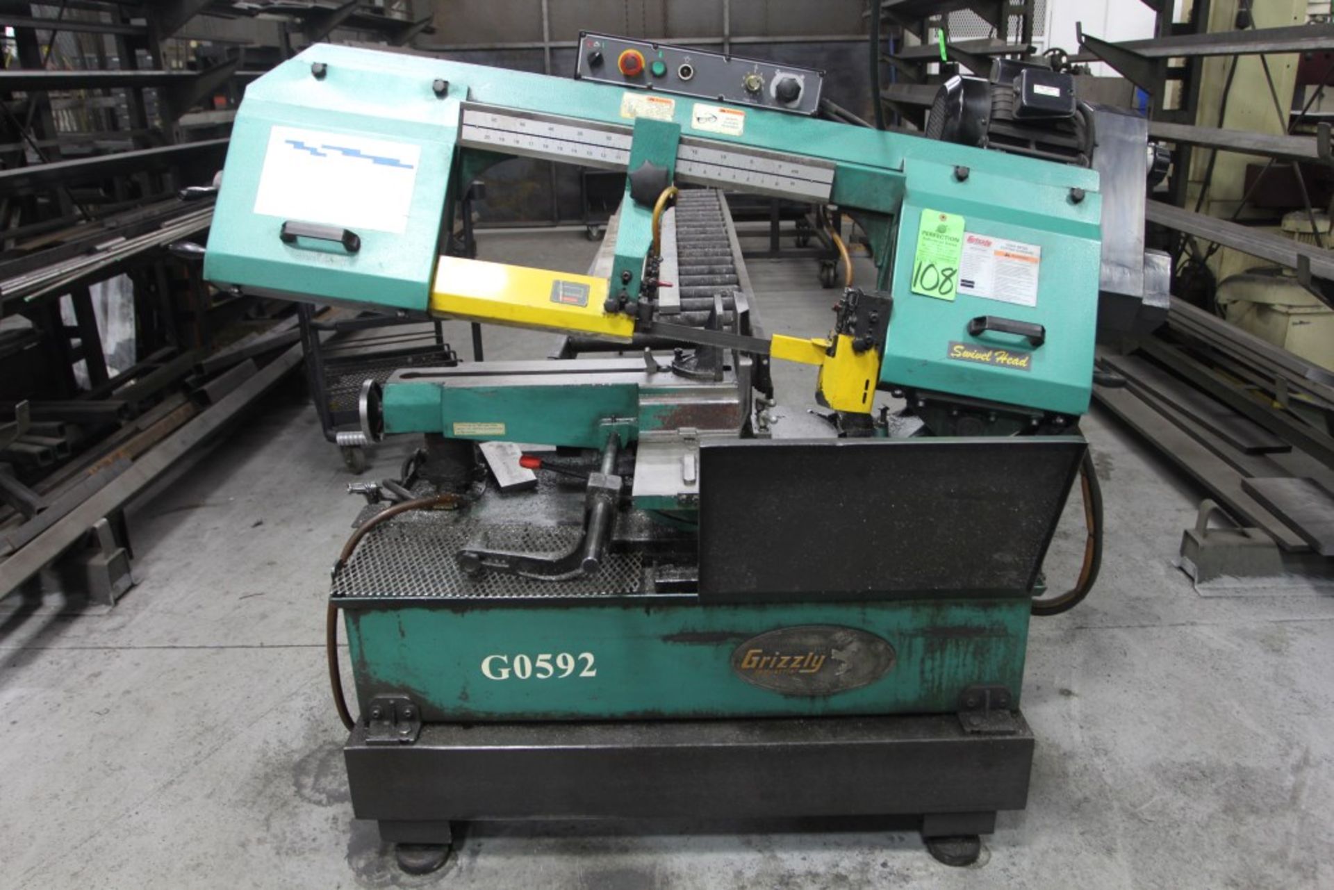 Grizzly G0592 Horizontal Bandsaw, S/N. 590476