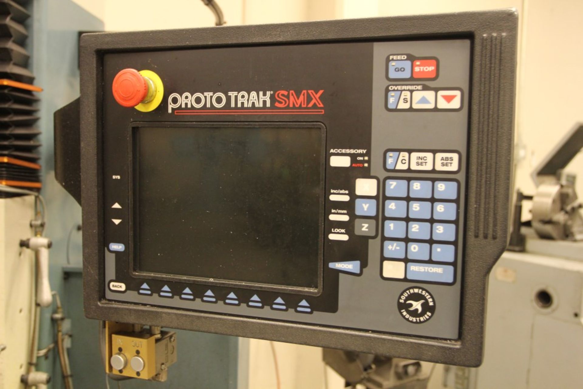 2008 SWI TRAK DPMSX3 5hp CNC Mill, S/N. 082CE1637 0w/ PROTO TRAK SMX Control; 10" x 50" Table; 300- - Image 5 of 5