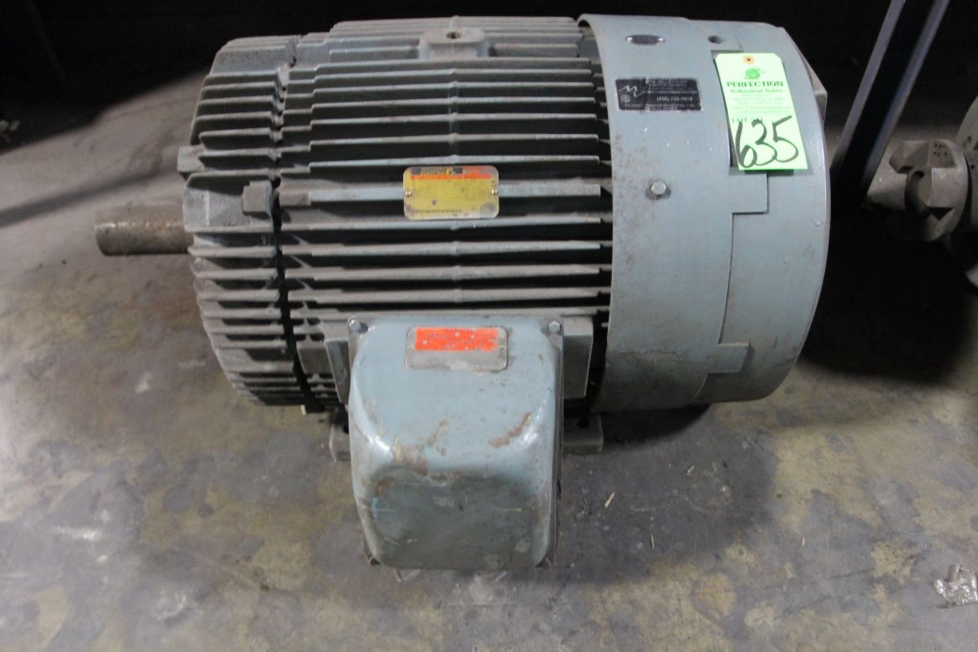 100 HP Reliance Electric Duty Master AC Motor; 23/460V; 236/118 Amp; 1775 RPM