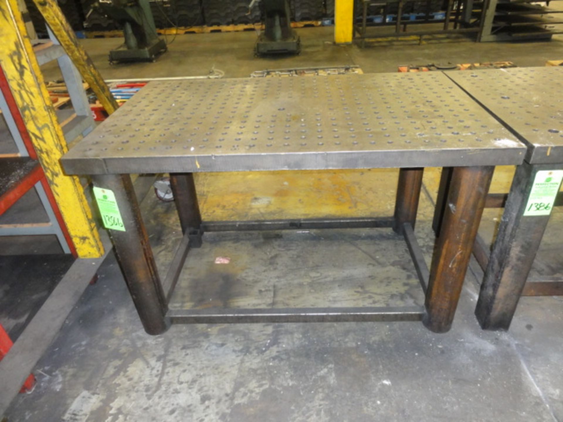 Lot of (2) Heavy Duty Steel Mold Layout Tables, (Location: Ogden) - Image 2 of 3