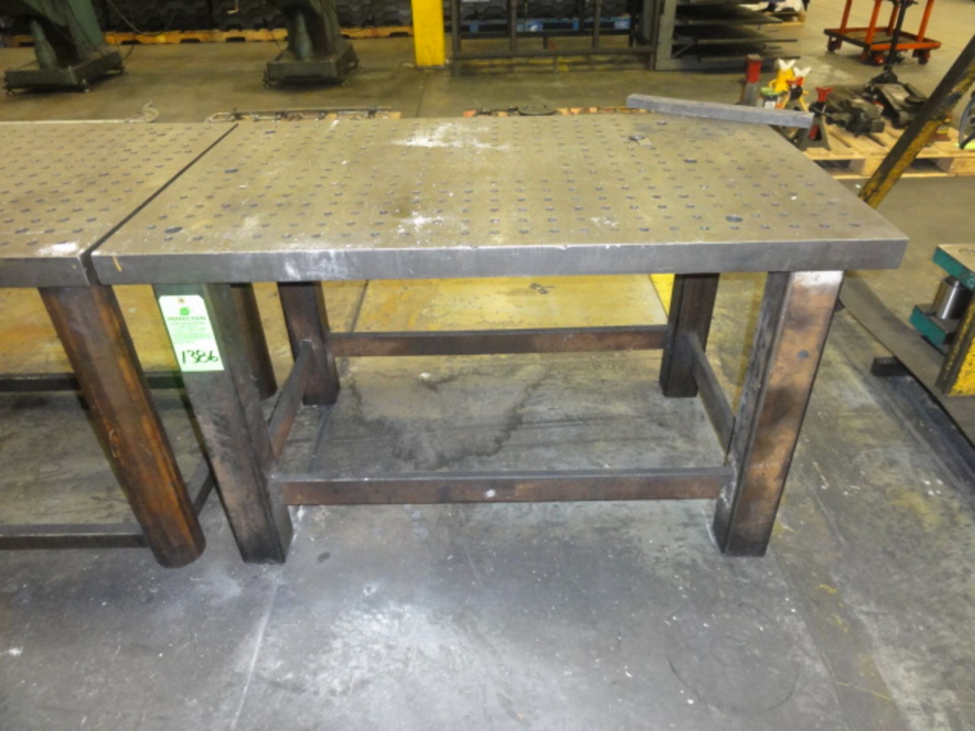 Lot of (2) Heavy Duty Steel Mold Layout Tables, (Location: Ogden) - Image 3 of 3