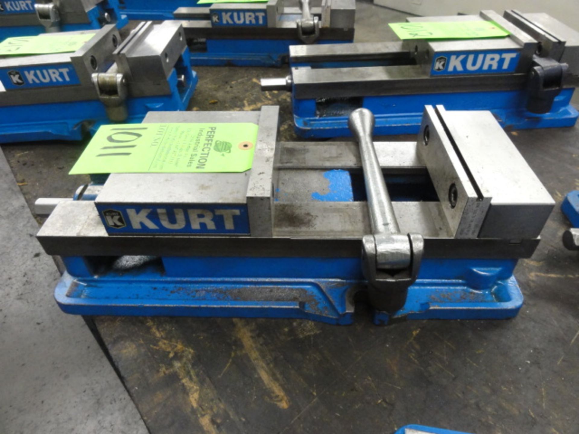 Kurt 6" Angle Lock Machinist Vise, Model D688, Located in Plastics Building, (Location: Logan)