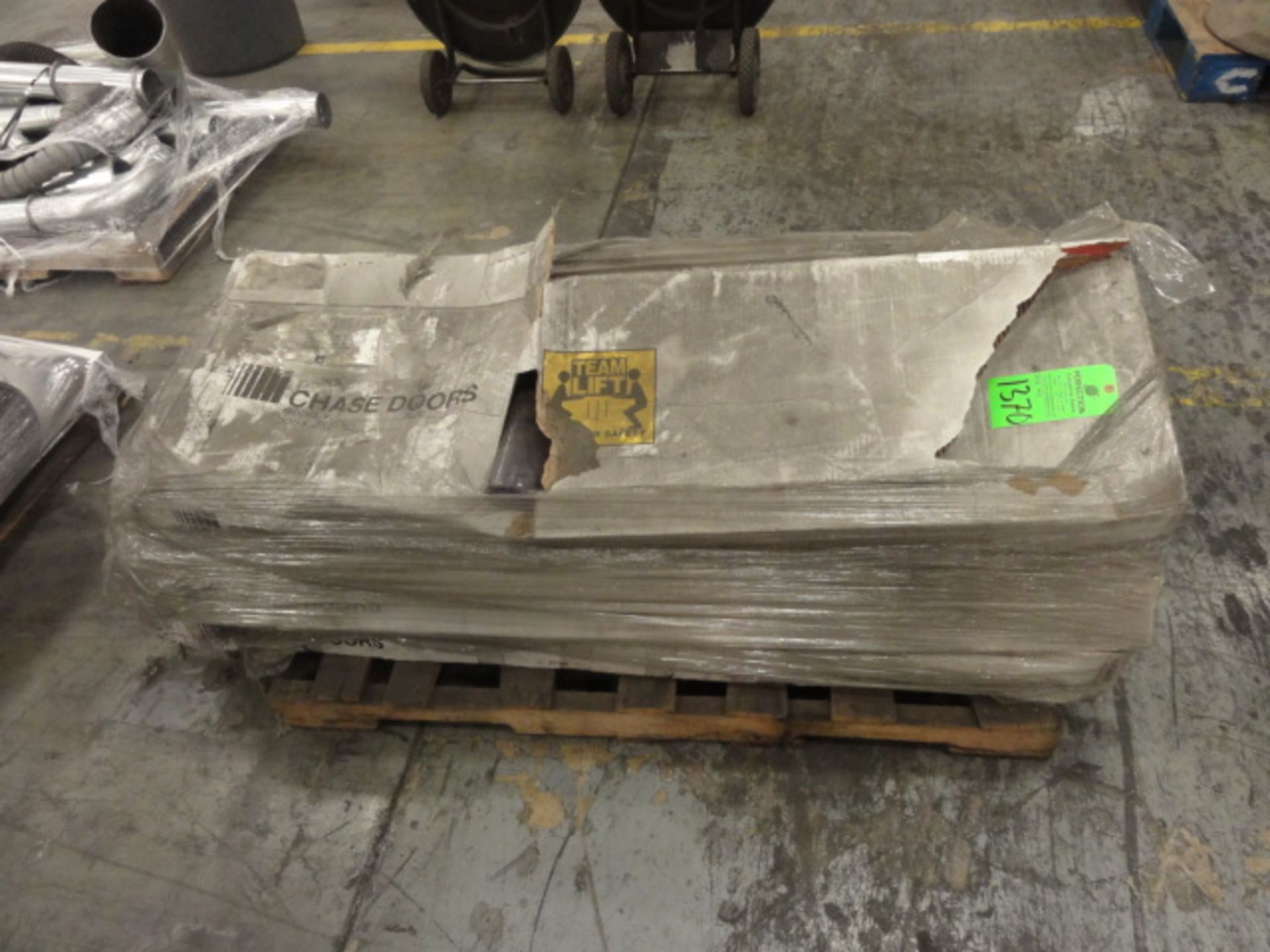 Large Lot of Plastic Clear Loading Door Curtain Strips, (Location: Ogden)