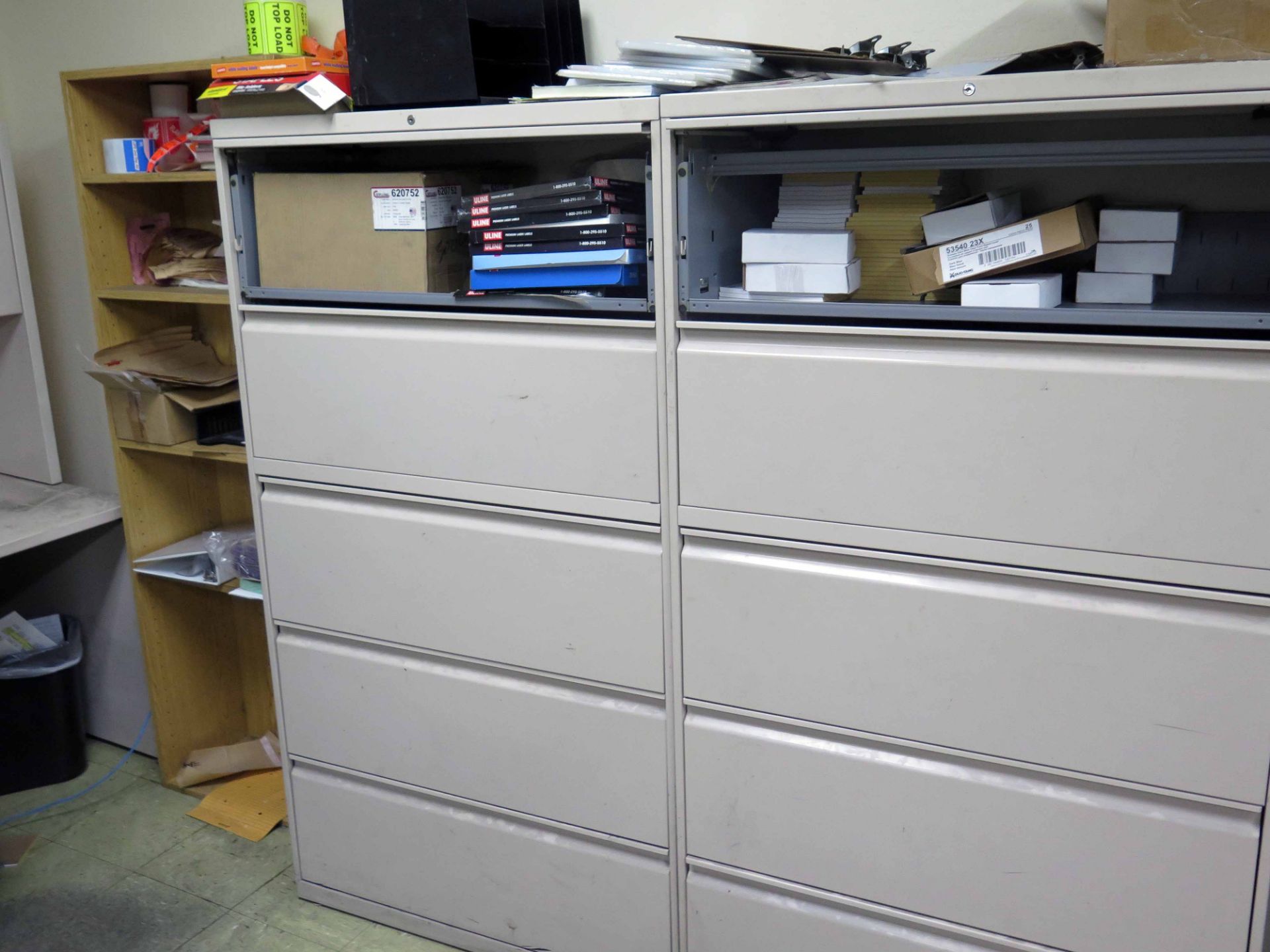 DISPATCH OFFICE, w/printers, filing cabinets, office furniture, metro rack - Image 12 of 16
