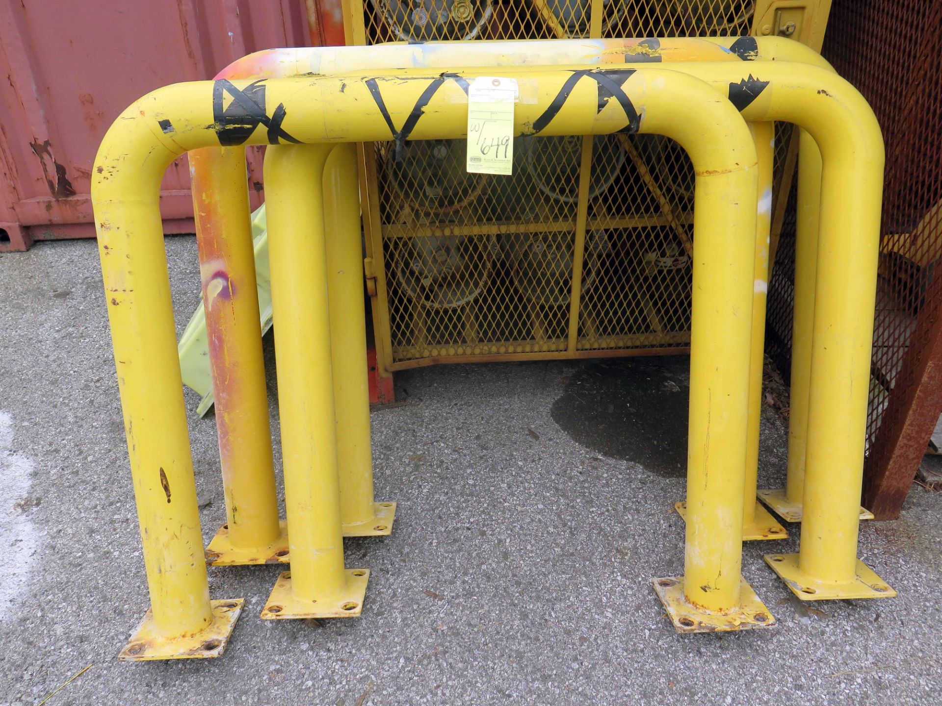 LOT OF YELLOW SAFETY RAILS, assorted - Image 7 of 7