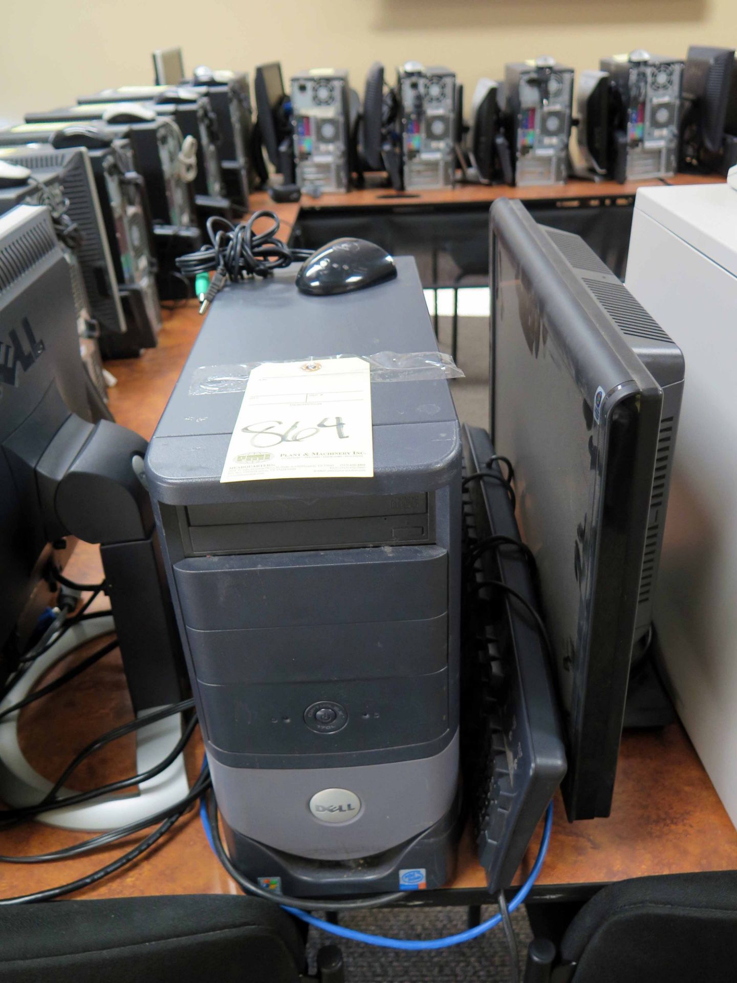 PERSONAL COMPUTER, DELL OPTIPLEX MDL. 170L, keyboard, flatscreen monitor, mouse