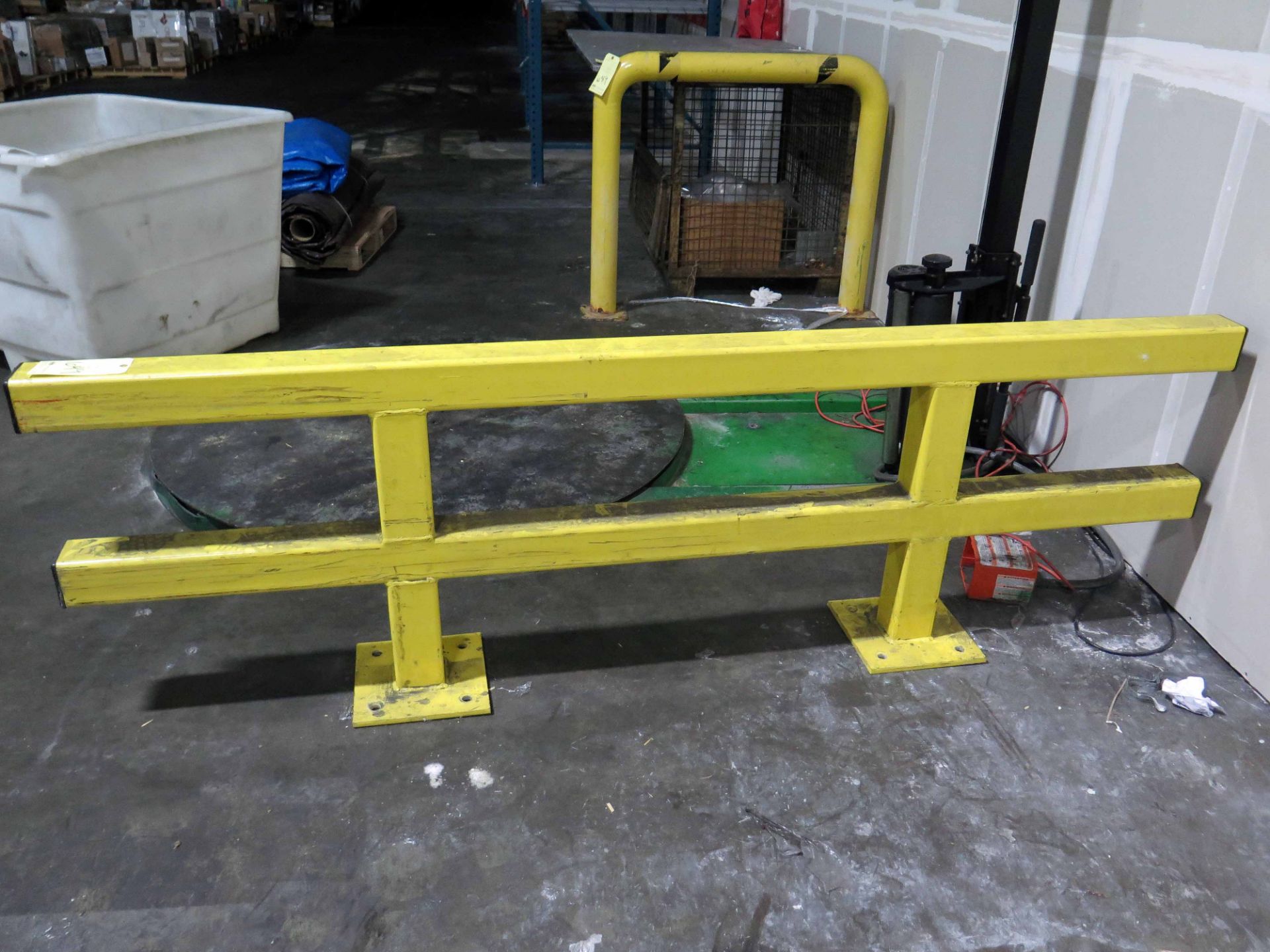 LOT OF YELLOW SAFETY RAILS, assorted