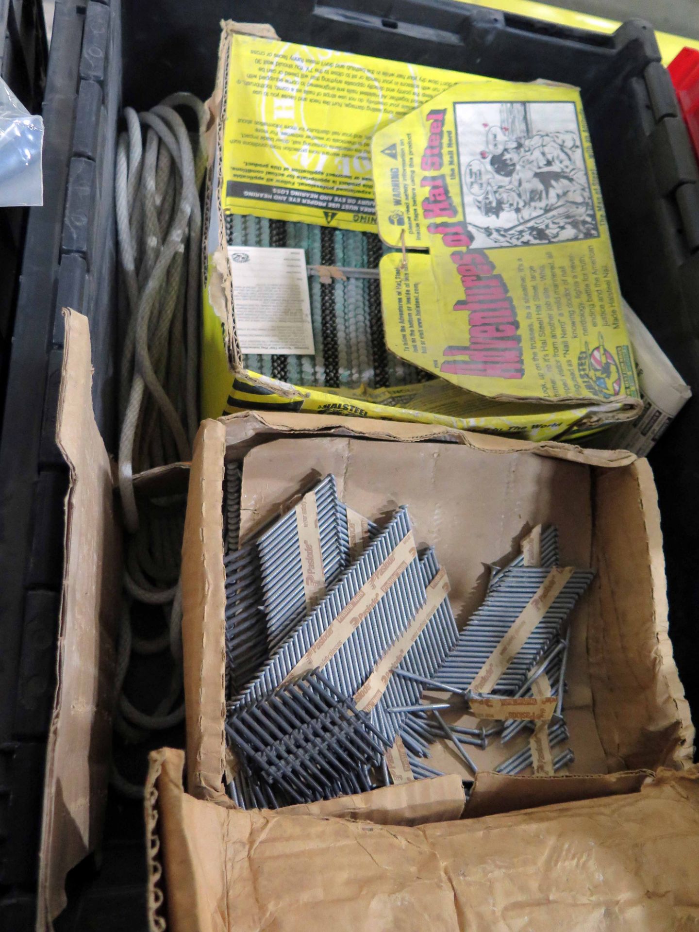 LOT OF SCREWS & NAILS (in one tub)