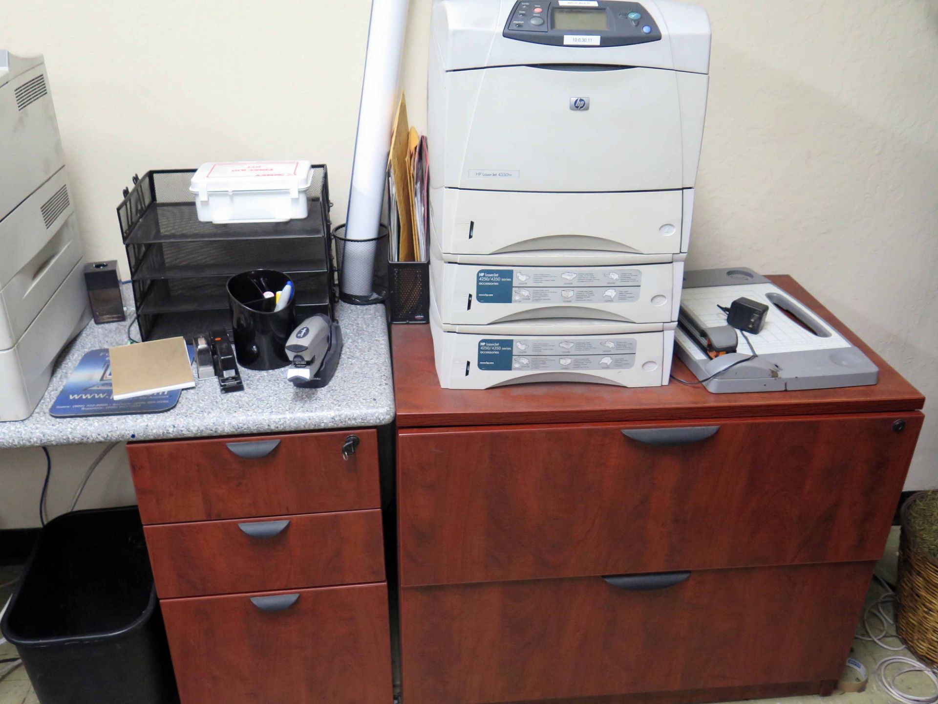DISPATCH OFFICE, w/printers, filing cabinets, office furniture, metro rack - Image 6 of 16