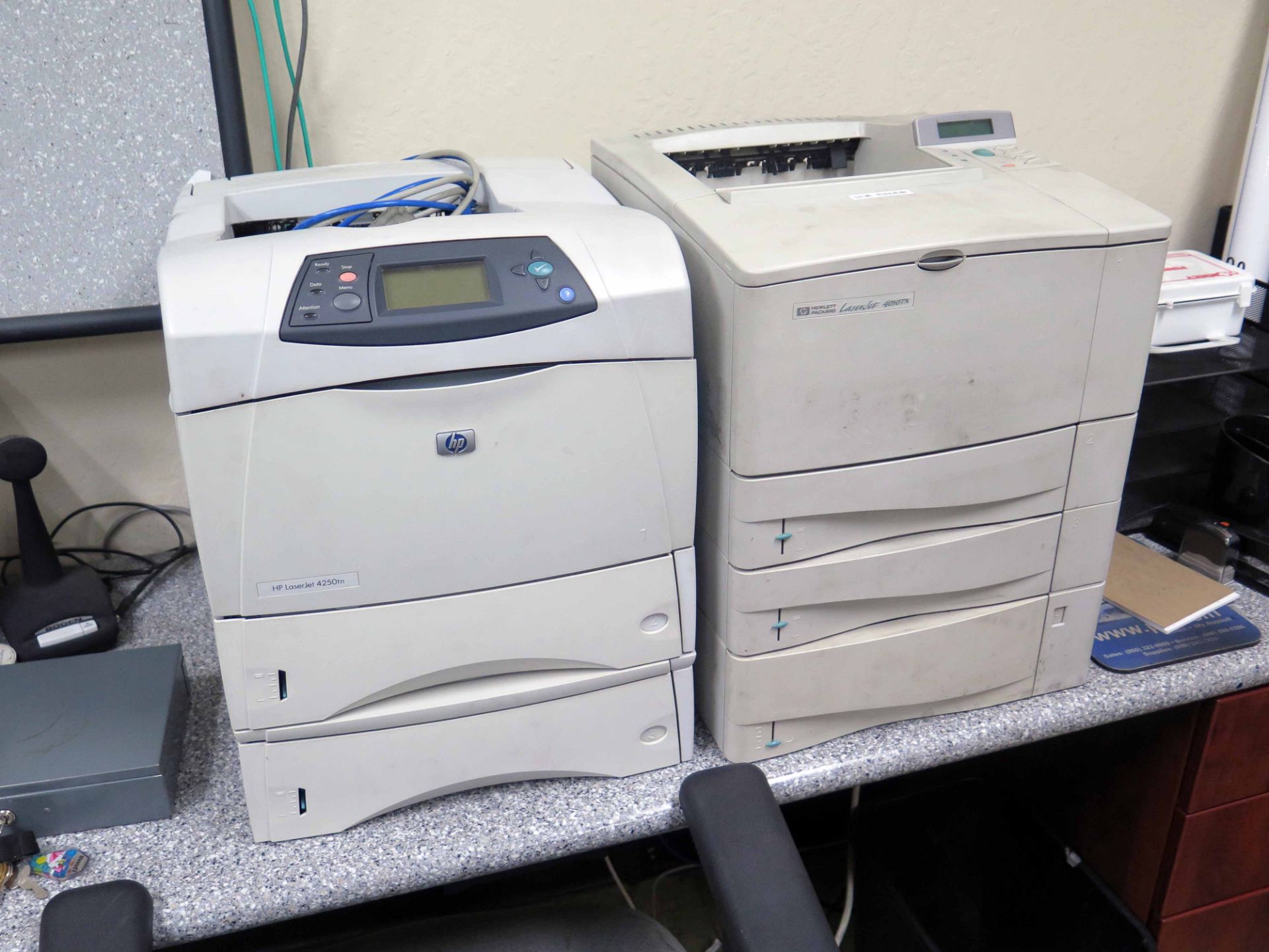 DISPATCH OFFICE, w/printers, filing cabinets, office furniture, metro rack - Image 5 of 16