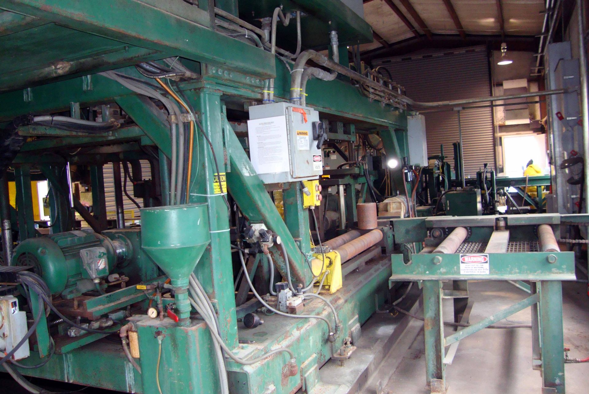 CNC DRILL LINE, CONTROLLED AUTOMATION MDL. DRL-344 - 3-SPINDLE, new 2005, PC based CNC control,