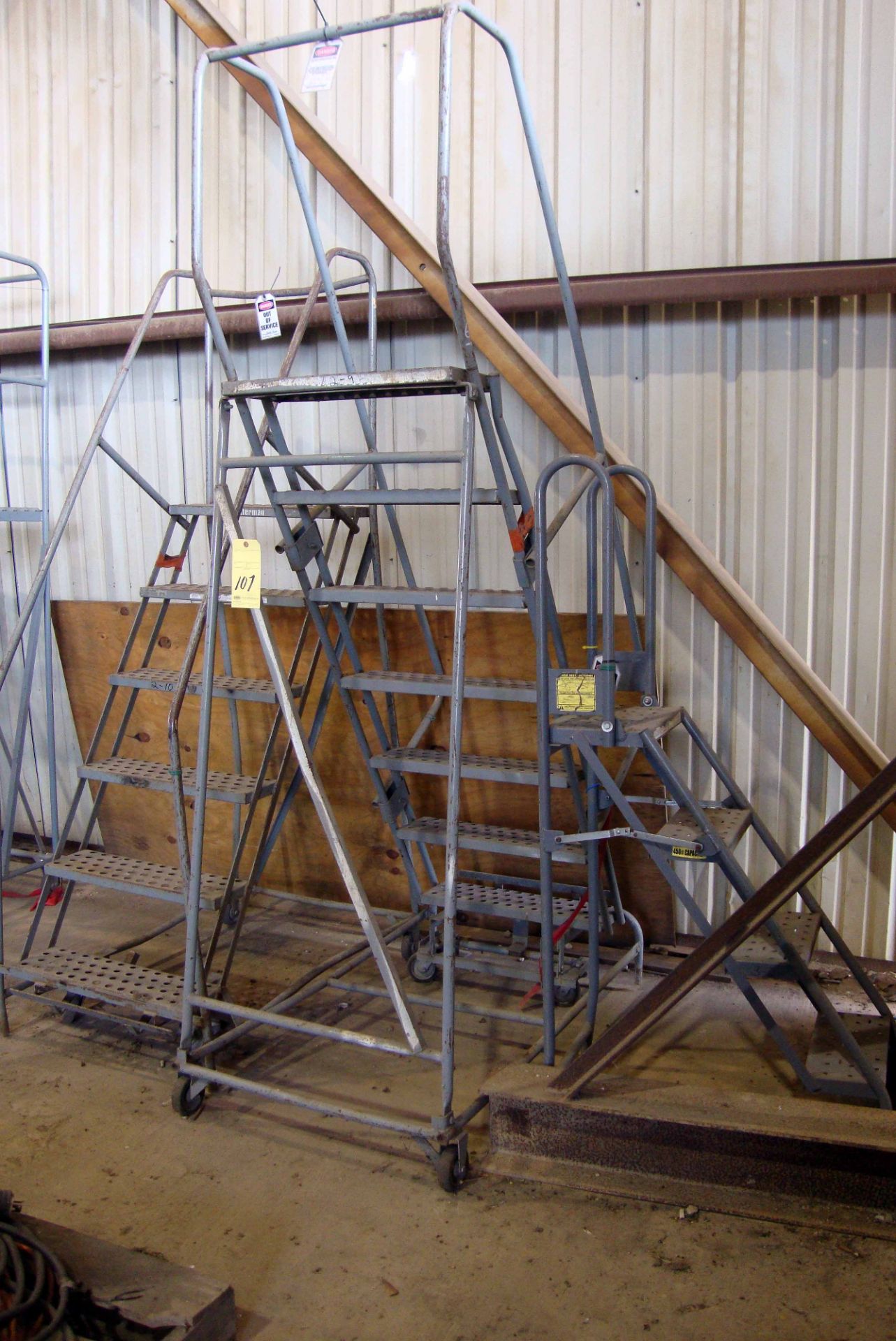 LOT OF PORTABLE SAFETY LADDERS (3)