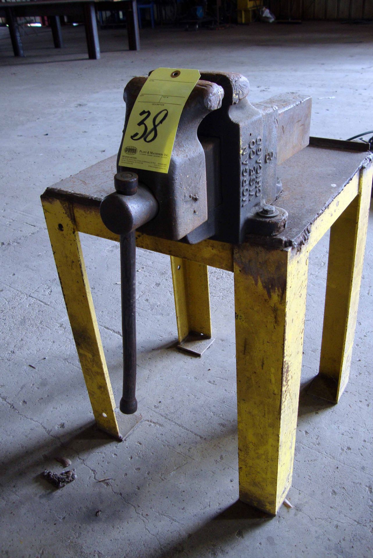 BENCH VISE, MORGAN 6", w/stand