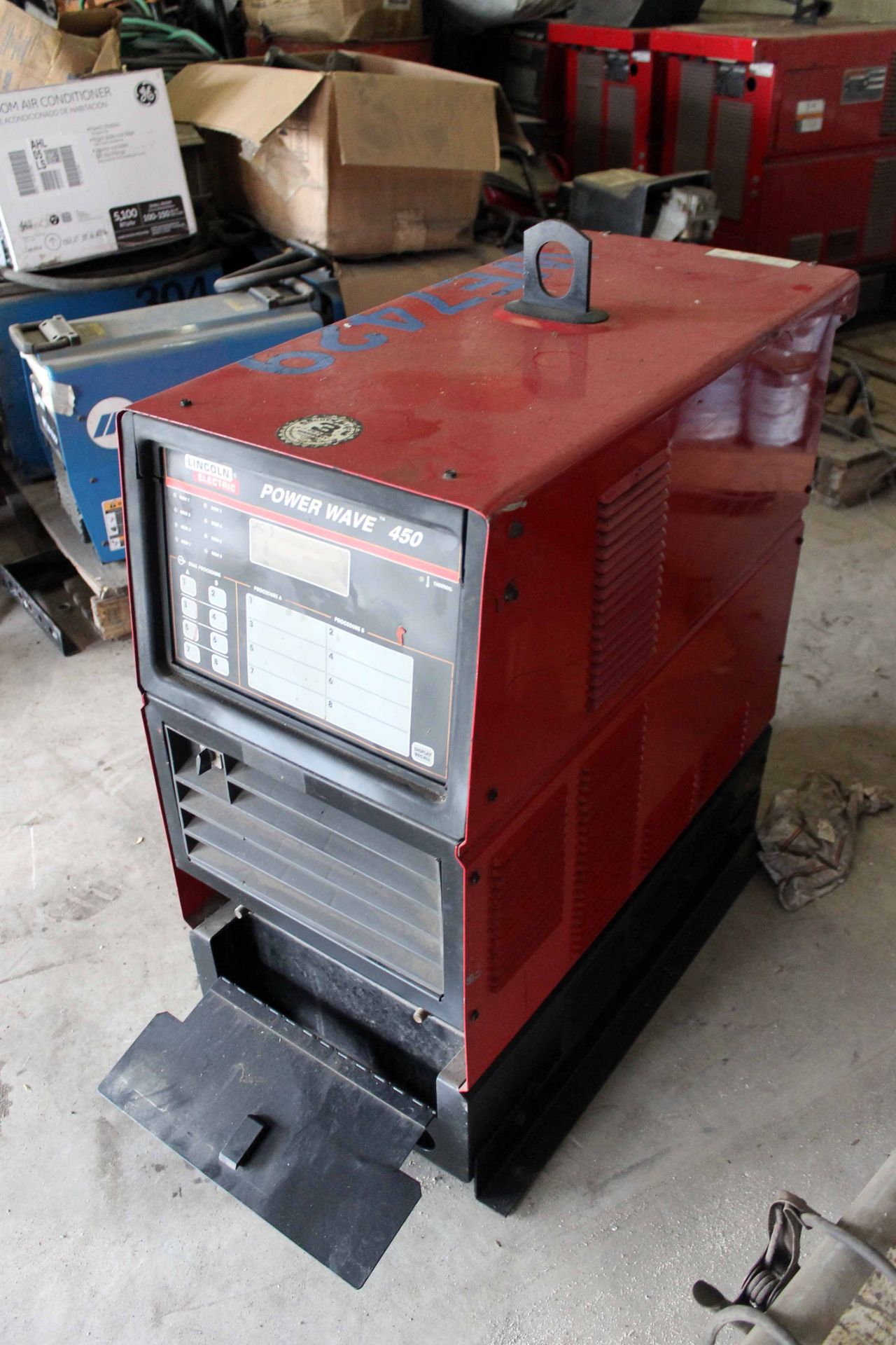 WELDING POWER SOURCE, LINCOLN POWERWAVE MDL. 450, 450 amp cap., S/N U1980417703 (Location E- - Image 2 of 4