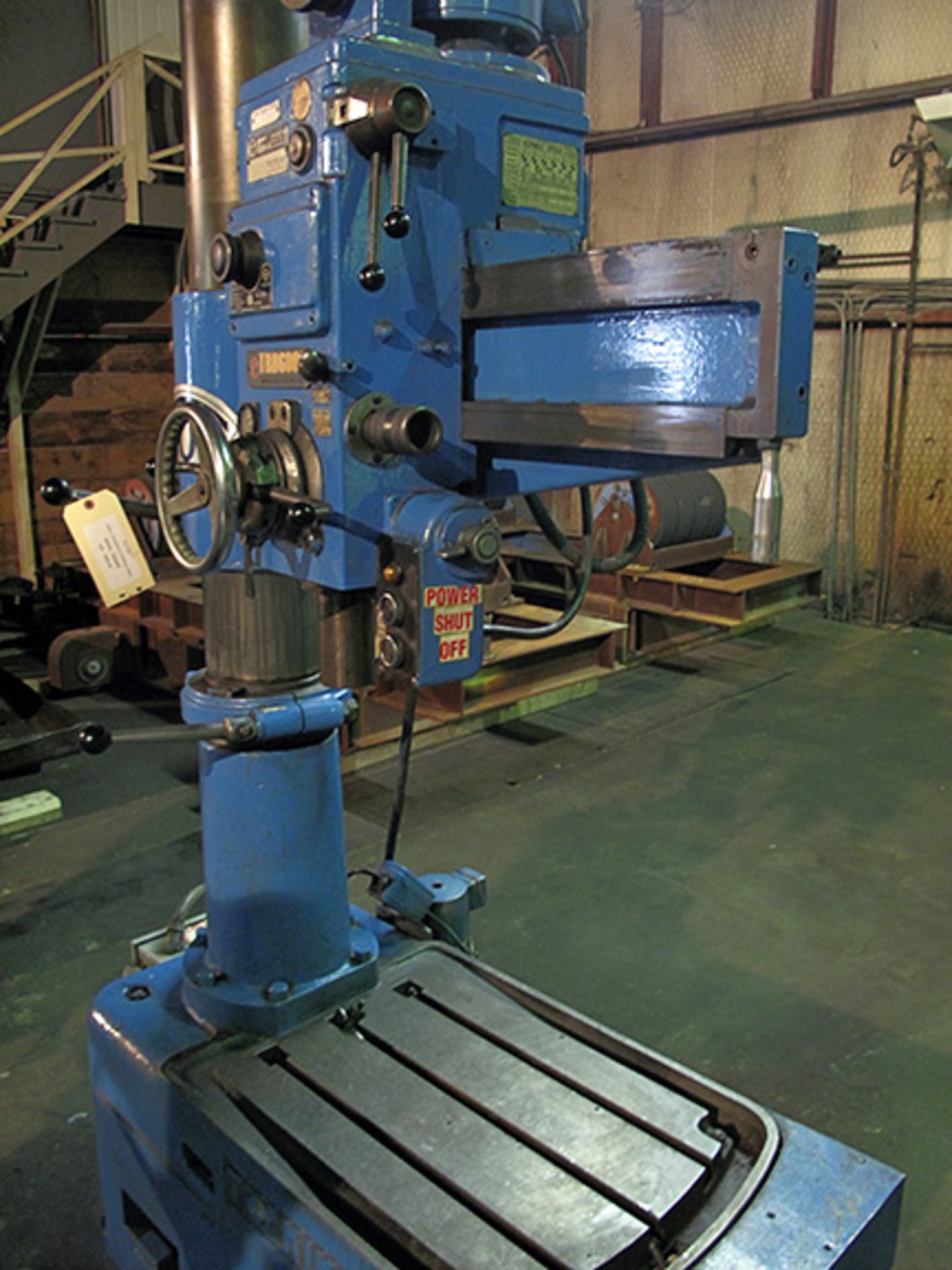 RADIAL DRILL, TOAKIKAI 2' X 6", Mdl. TRD600C, 24” spindle center to column face, 6-1/2” column, 6 - Image 5 of 10
