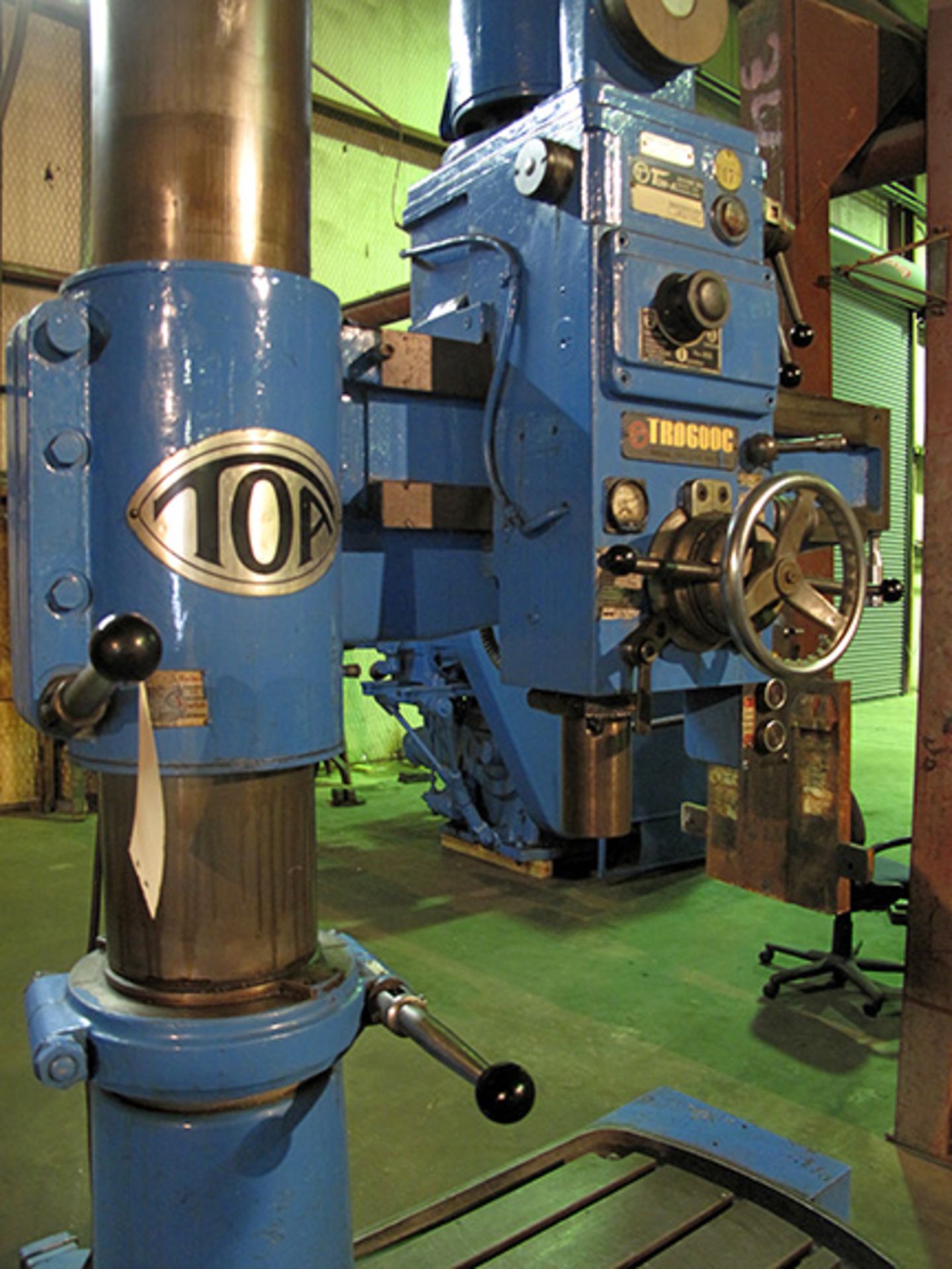 RADIAL DRILL, TOAKIKAI 2' X 6", Mdl. TRD600C, 24” spindle center to column face, 6-1/2” column, 6 - Image 8 of 10