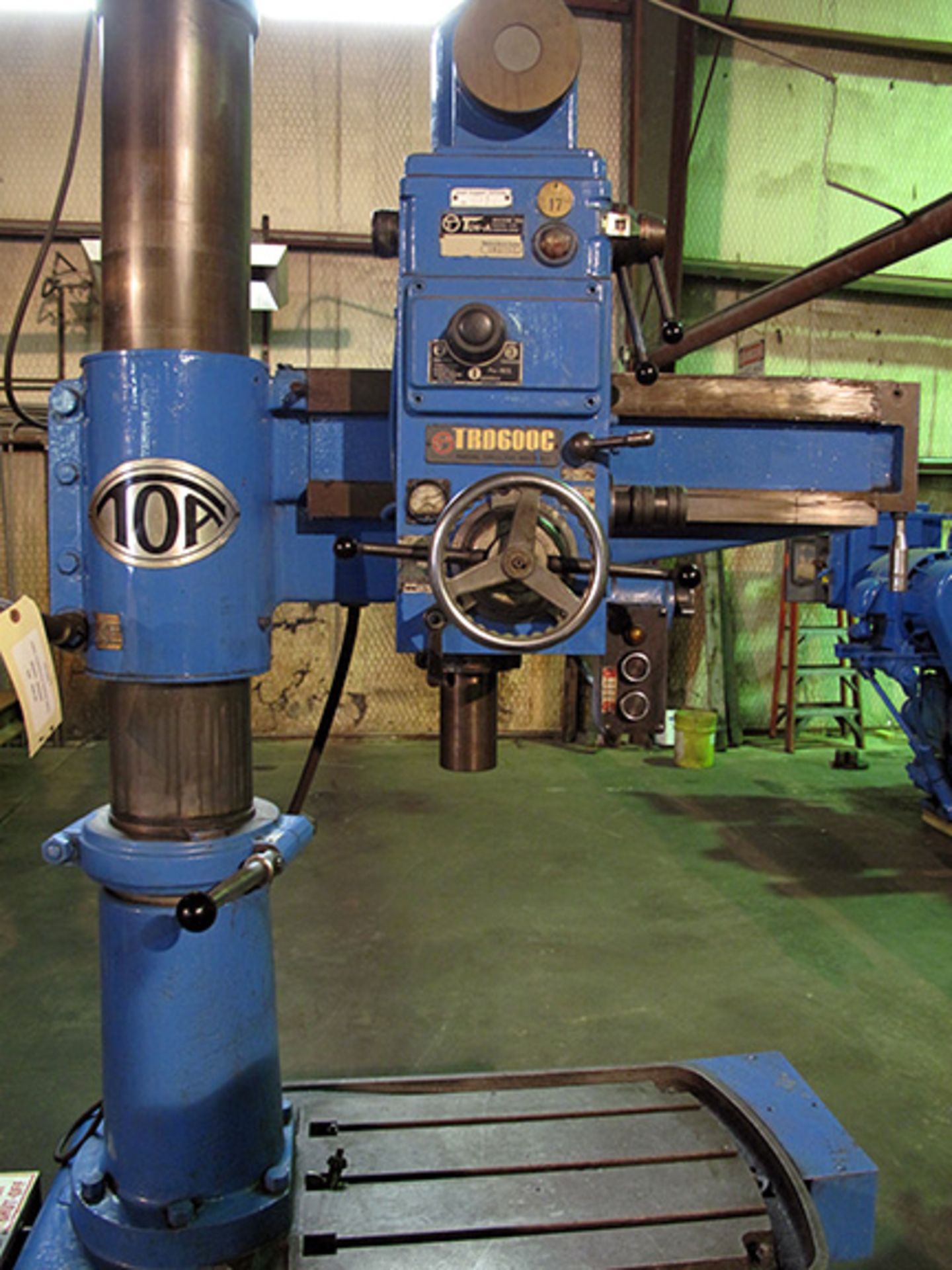 RADIAL DRILL, TOAKIKAI 2' X 6", Mdl. TRD600C, 24” spindle center to column face, 6-1/2” column, 6