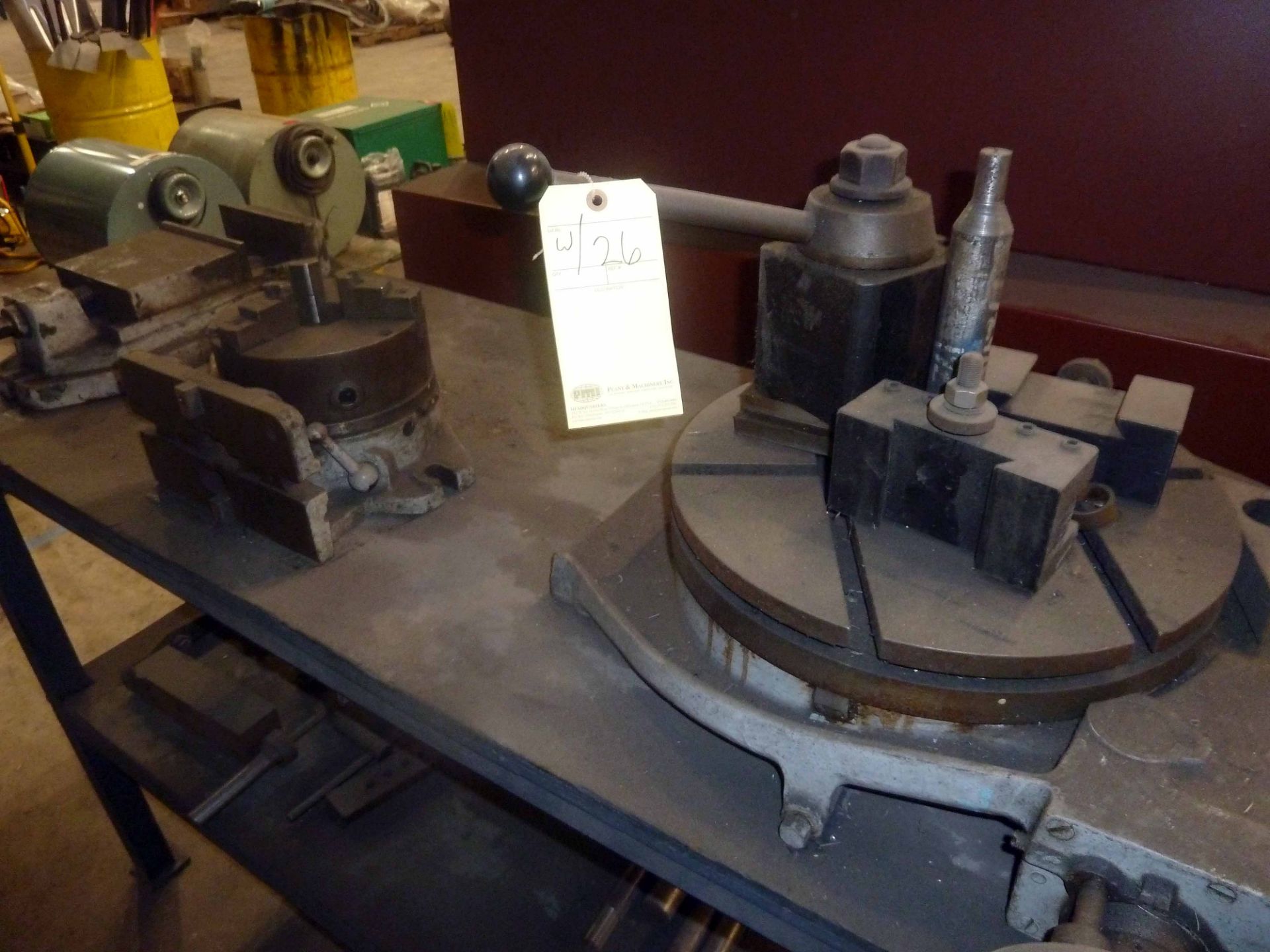 VERTICAL TURRET MILL, BRIDGEPORT, 9" x 48" table, 2 HP, pwr. Long. Table feed, 240-4200 RPM, - Image 2 of 2