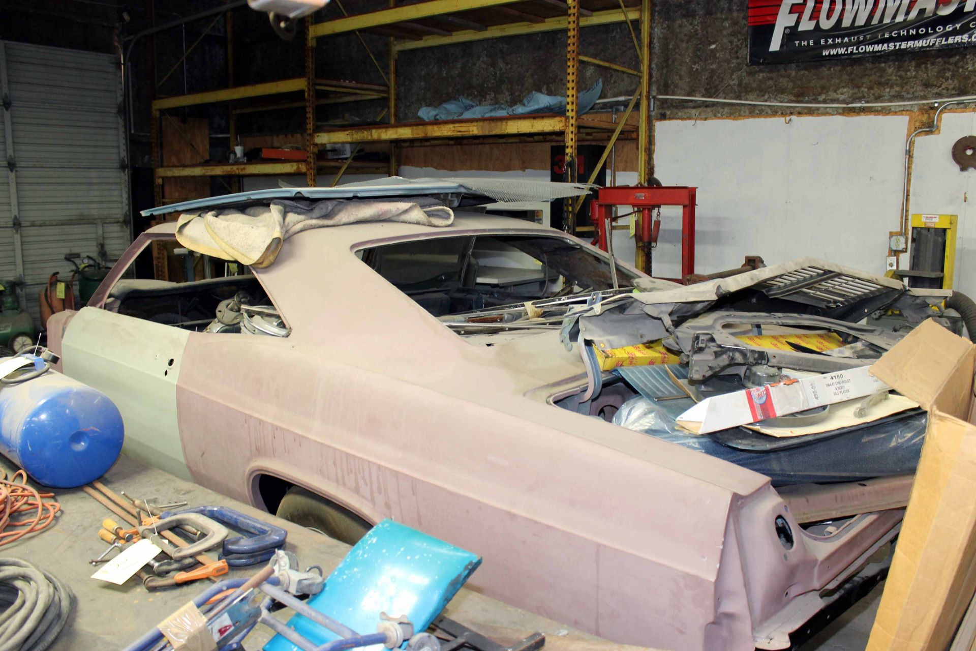 PROJECT CAR, 1965 IMPALA SUPER SPORT, frame has been blasted & repainted, frame has been checked for - Image 6 of 7