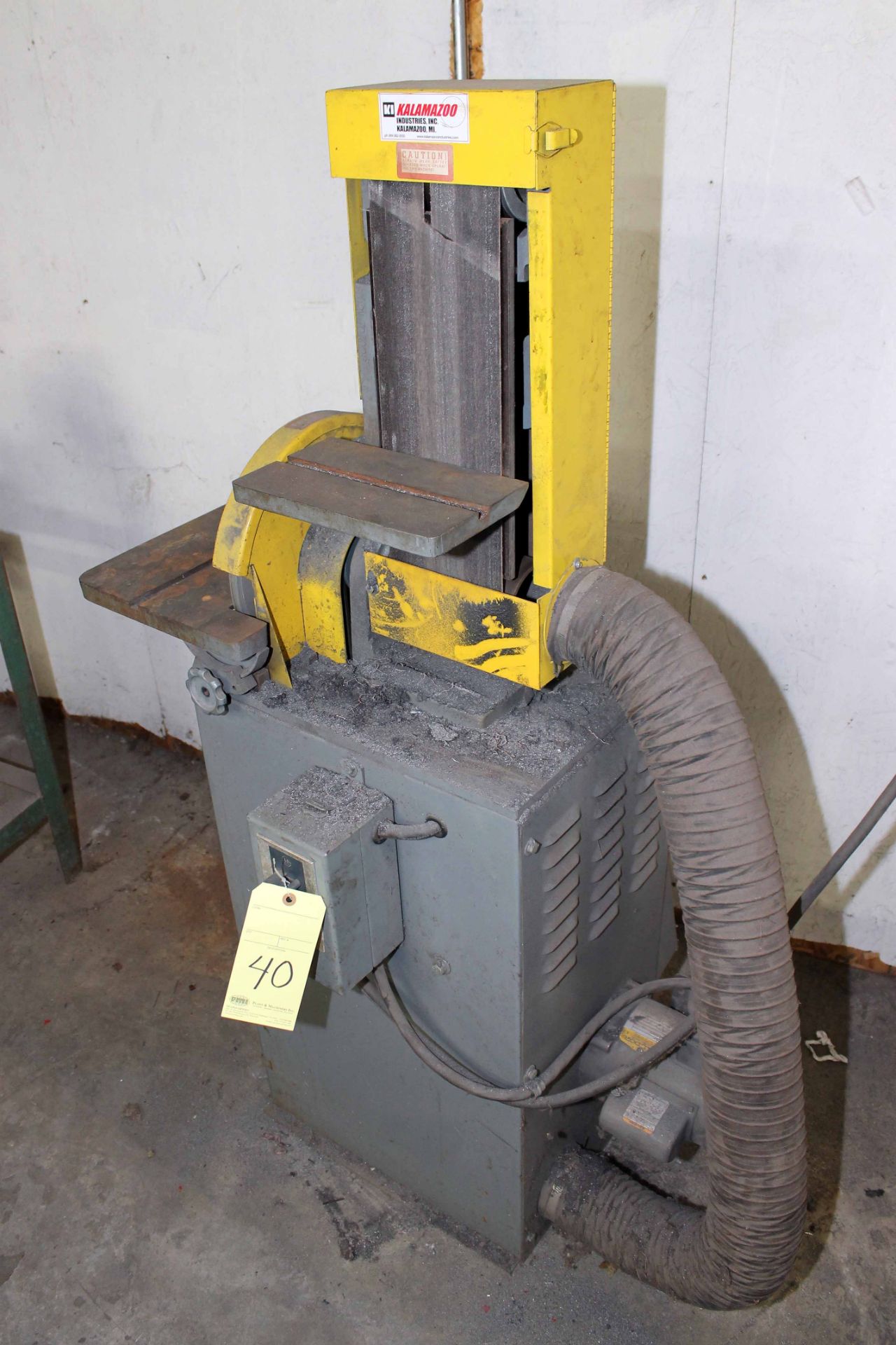 COMBINATION BELT/DISC SANDER, KALAMAZOO, 6" belt, 1" disc