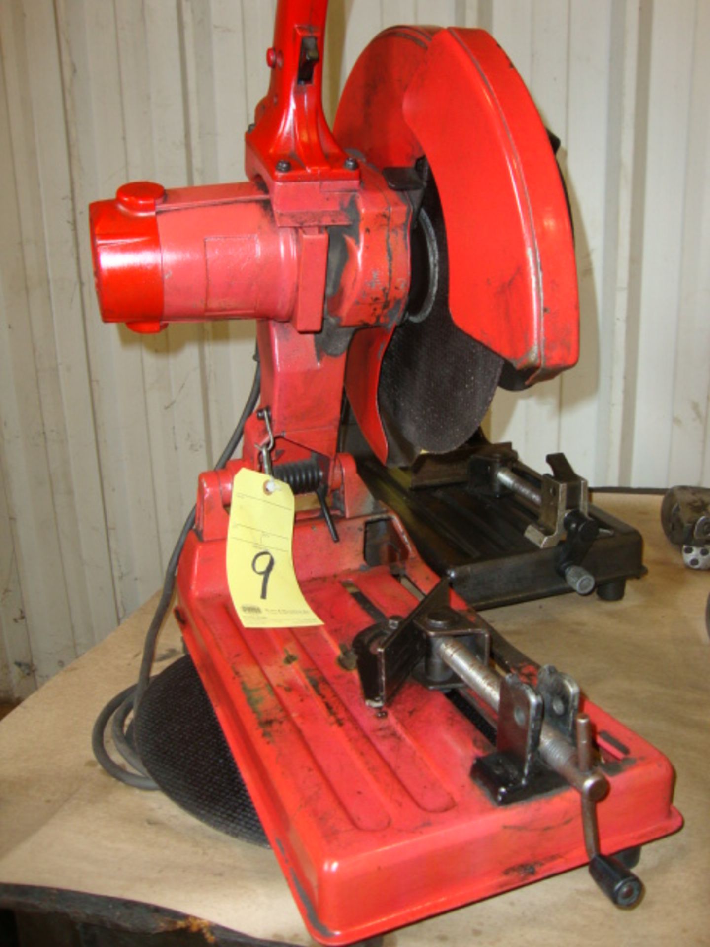 BENCH TYPE ABRASIVE CUT-OFF SAW, MILWAUKEE 14"