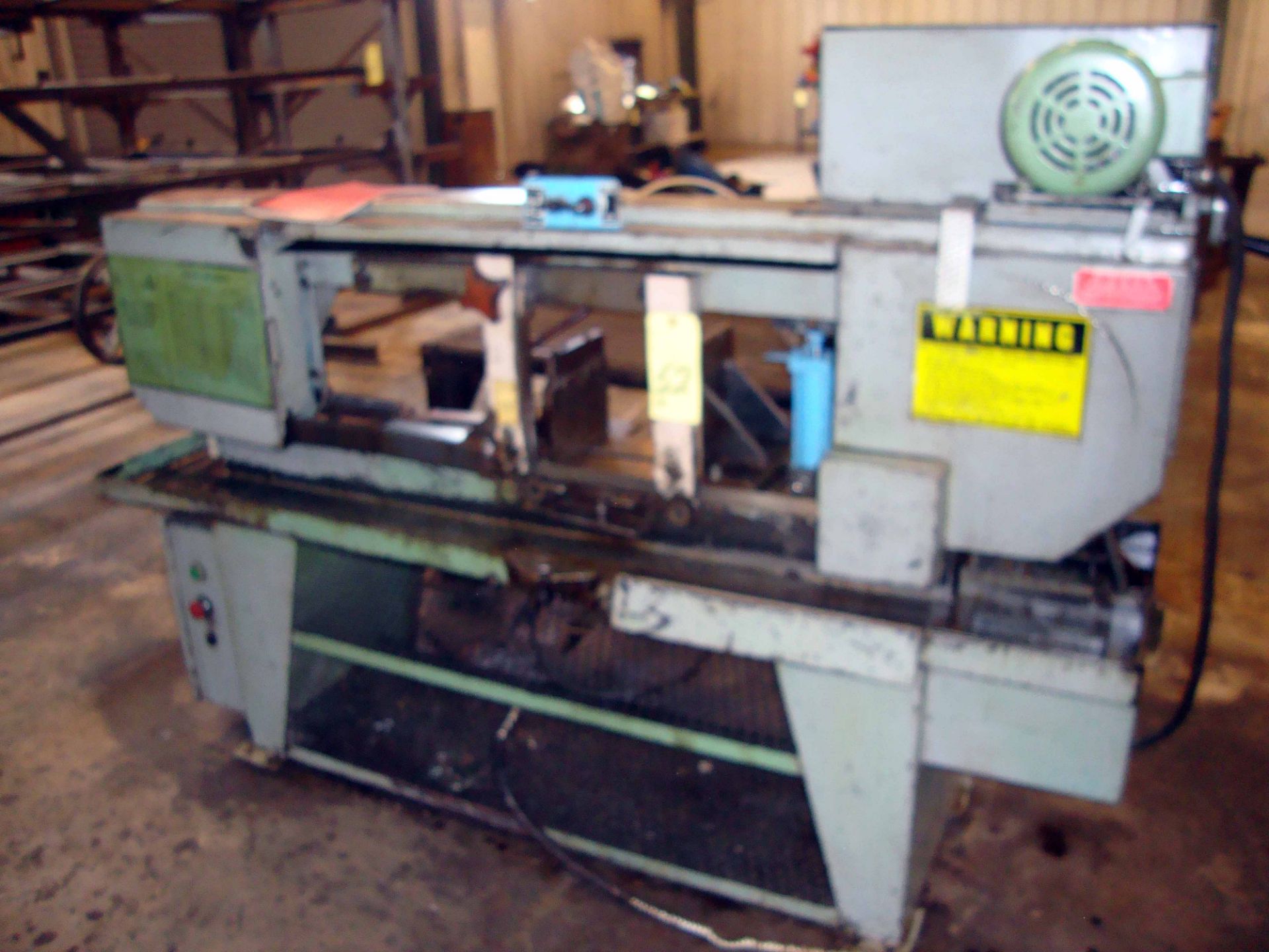 HORIZONTAL BANDSAW, DOALL MDL. C916-M, 9Â rd. cap., 9Â x 16Â rect. cap., 1Â blade, 2 HP blade