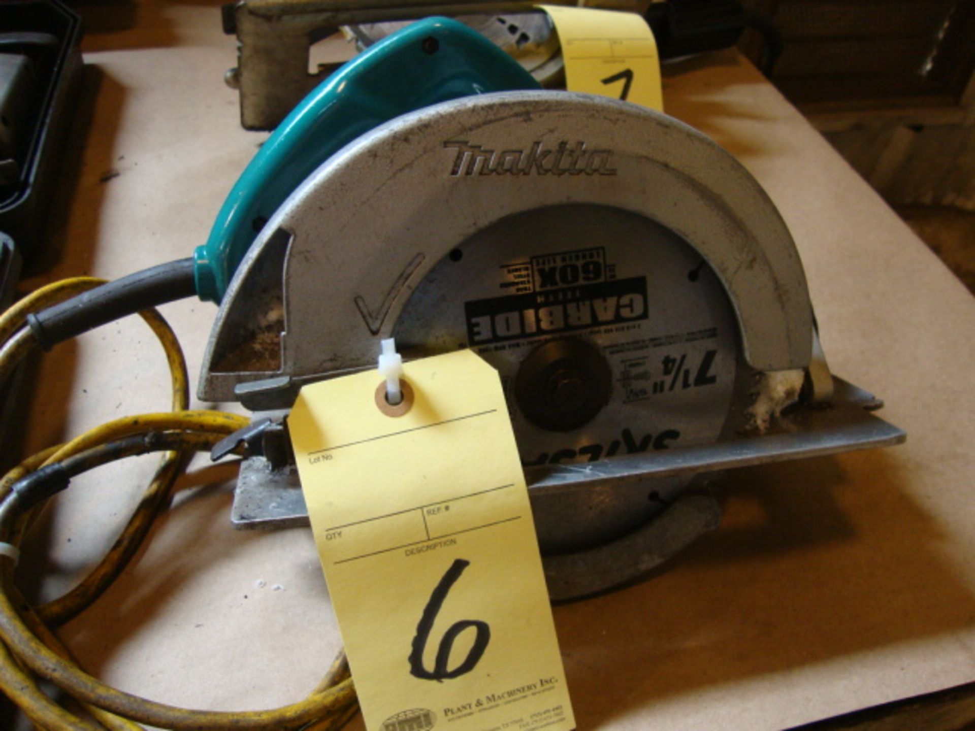 ELECTRIC CIRCULAR SAW, MAKITA 7-1/4"