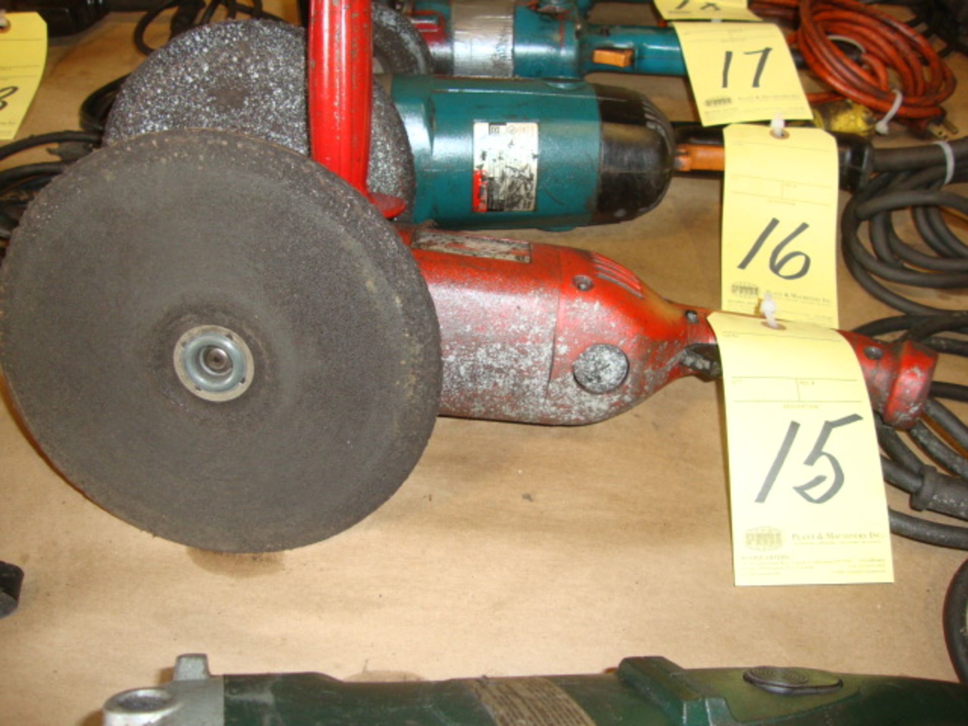 ELECTRIC RIGHT ANGLE GRINDER, MILWAUKEE 7-1/4"