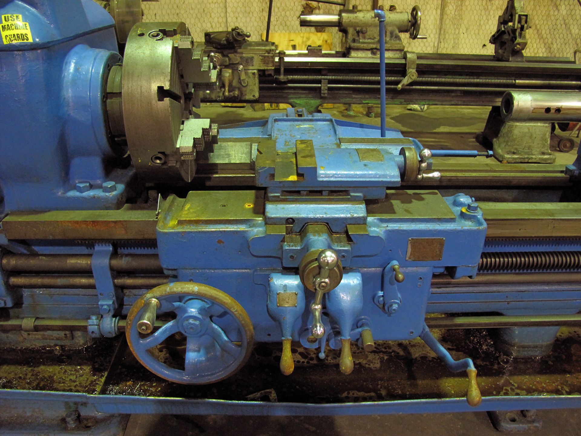 ENGINE LATHE, LODGE & SHIPLEY 20â€ X 120â€, 11" sw. over crosslide, (24) spdl. spds: 9- 500 RPM, - Image 5 of 10