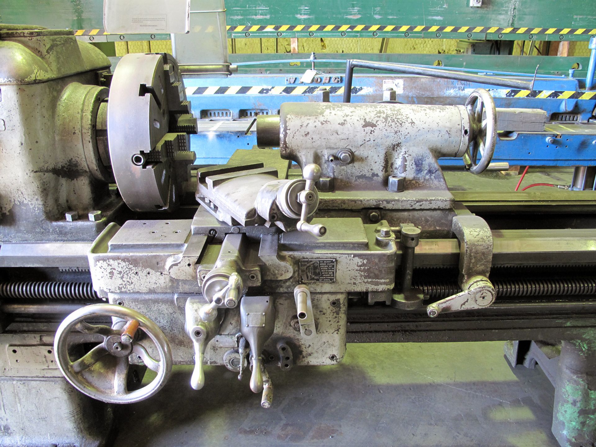 ENGINE LATHE, LODGE & SHIPLEY 24" X 120", Mdl. 20, 14" over crosslide, spds: 9-500 RPM, fds: 0. - Image 5 of 9