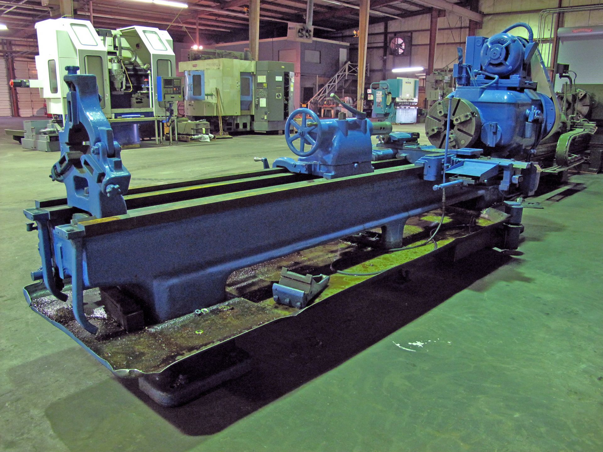 ENGINE LATHE, LODGE & SHIPLEY 20â€ X 120â€, 11" sw. over crosslide, (24) spdl. spds: 9- 500 RPM, - Image 9 of 10