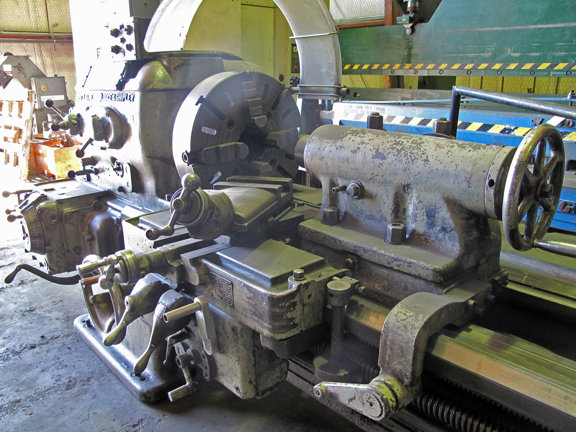 ENGINE LATHE, LODGE & SHIPLEY 24" X 120", Mdl. 20, 14" over crosslide, spds: 9-500 RPM, fds: 0. - Image 7 of 9