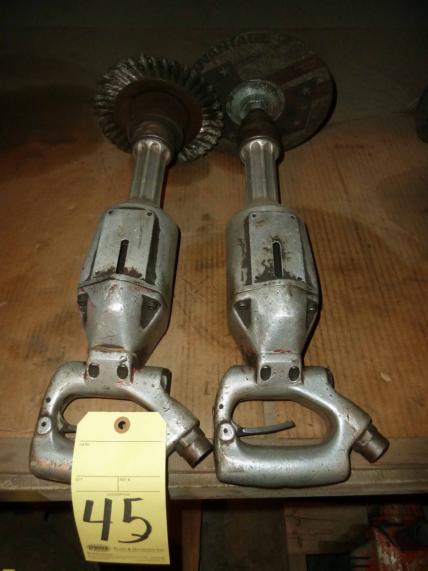 LOT OF HORIZONTAL GRINDERS (2), 7-1/2"