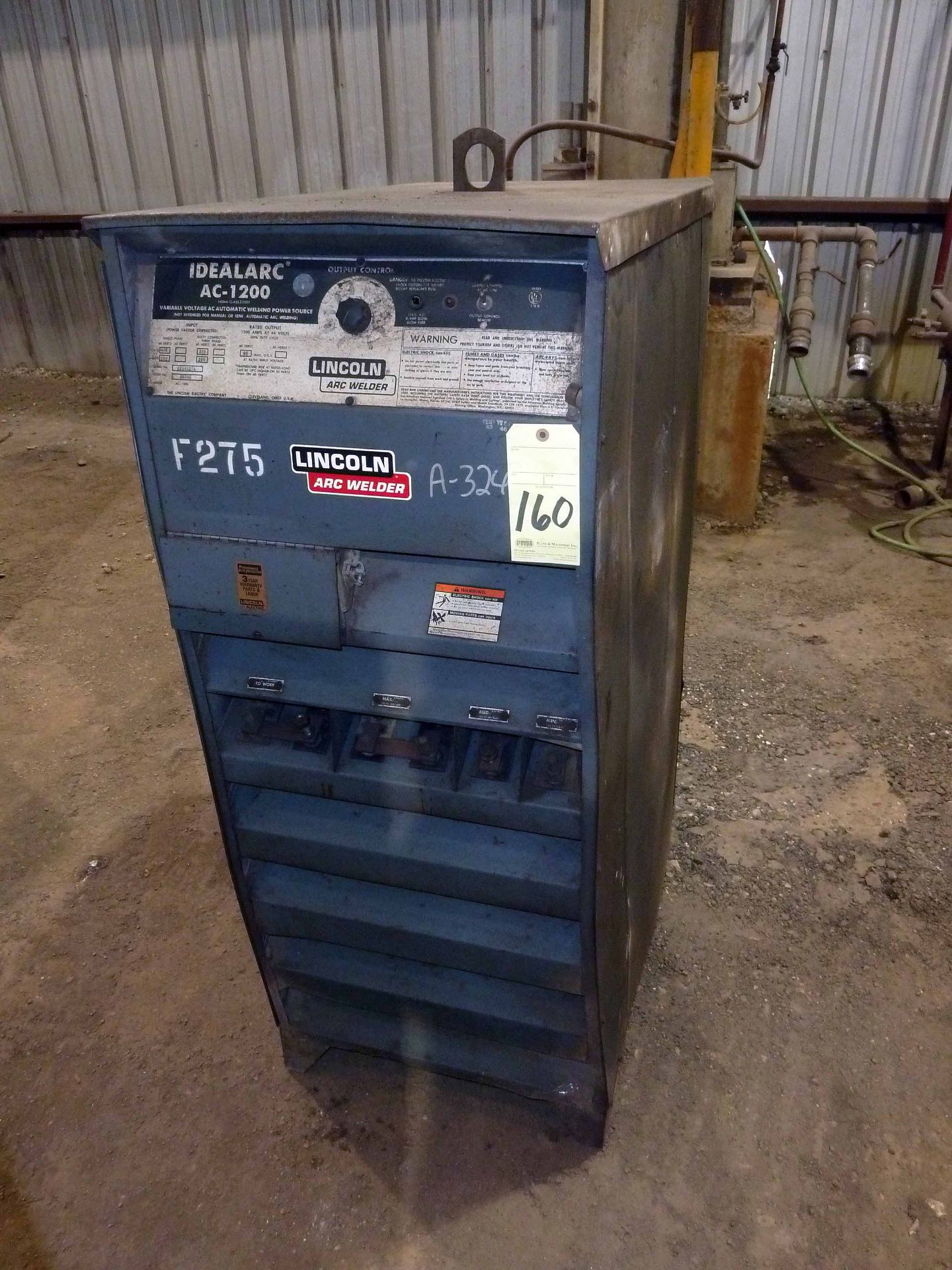 WELDING MACHINE, LINCOLN IDEALARC MDL. AC1200, 1,200 amps @ 44 v., 100% duty cycle, S/N AC846174
