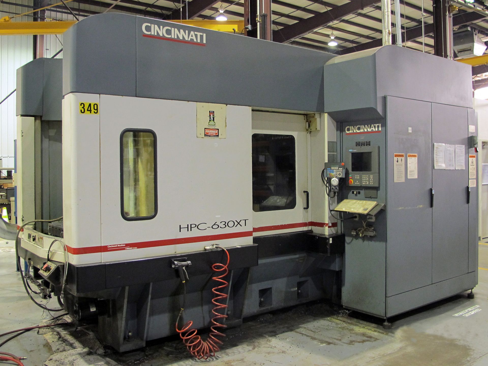 CNC HORIZONTAL MACHINING CENTER, CINCINNATI MILACRON MDL. HPC-630XT, new 1999, Acramatic A-950 CNC