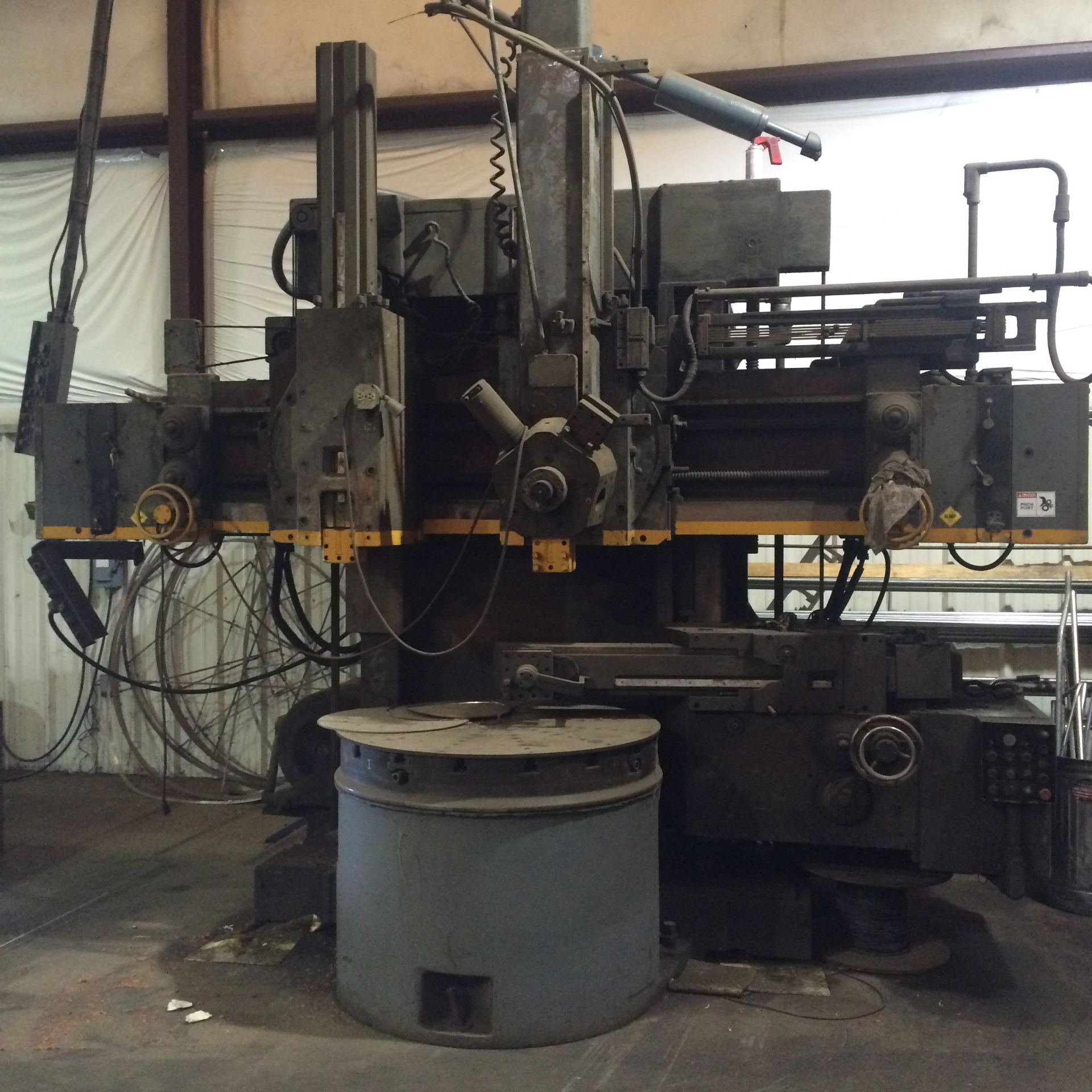 VERTICAL TURRET MILL, KING 54”, S/N 20073 (requires repair) (Location I -  Deer Park, TX)