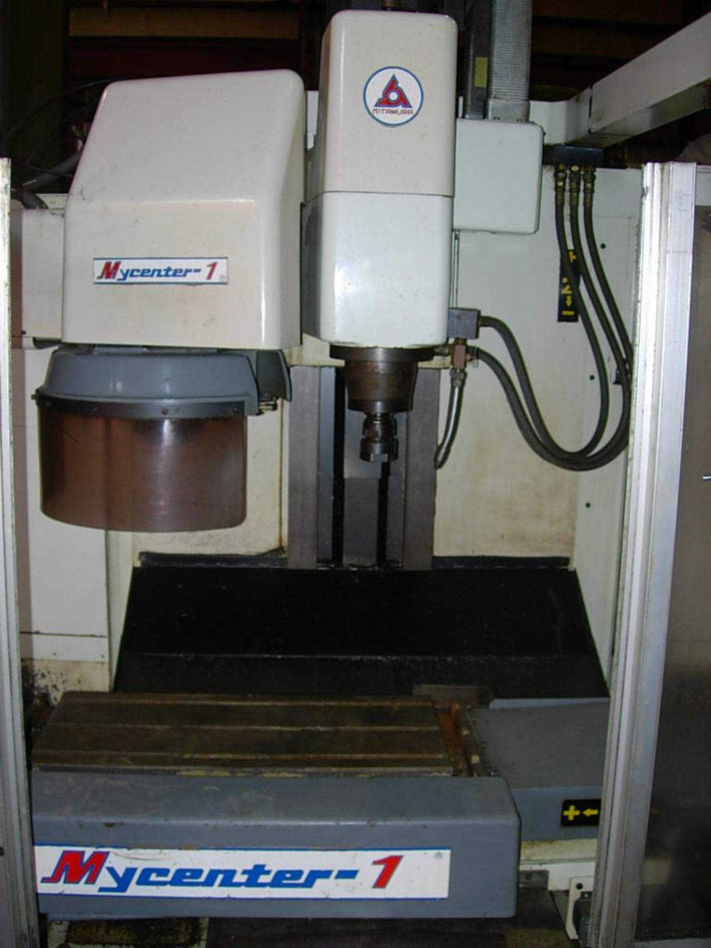 CNC VERTICAL MACHINING CENTER, KITAMURA MDL. MYCENTER 1B, Fanuc 10M CNC control, 12" x 27" table, - Image 3 of 4