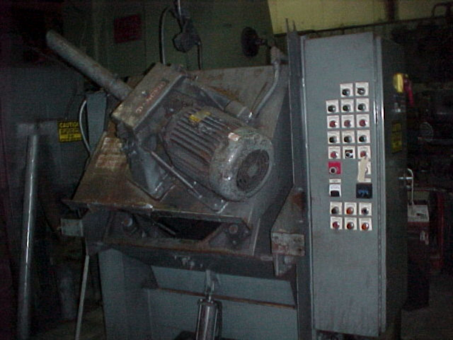 ROTARY SHOT BLAST TUMBLER, JET MDL. MT-6B, 400 v., 3 ph., 3,600 RPM, 15 HP motor, variable spd. - Image 2 of 6