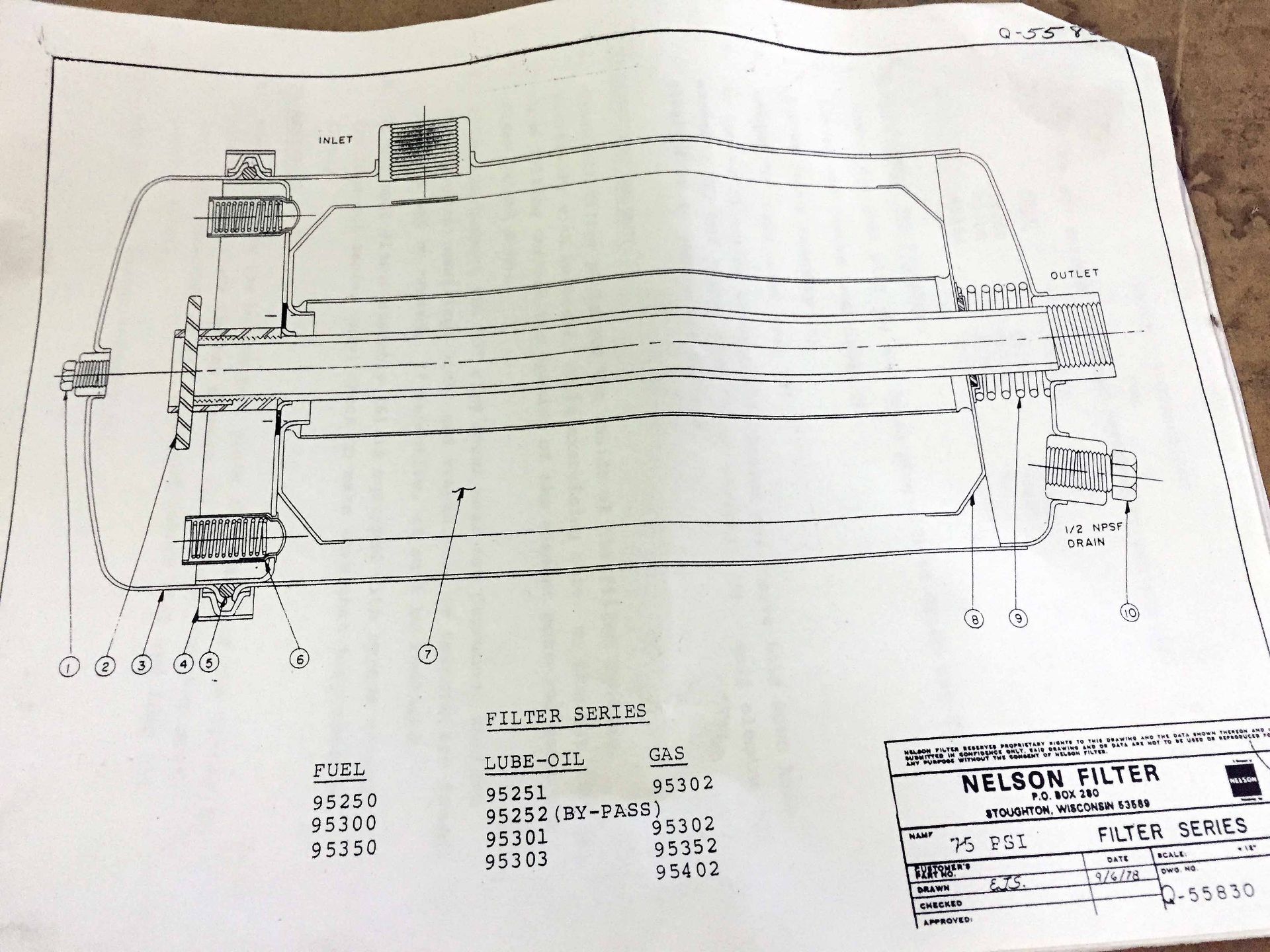 LOT CONSISTING OF DISPERSE 209 DEGREASER, NELSON FILTER (WINSLOW), SMALL FAN MOTOR LOCATED IN - Image 2 of 2