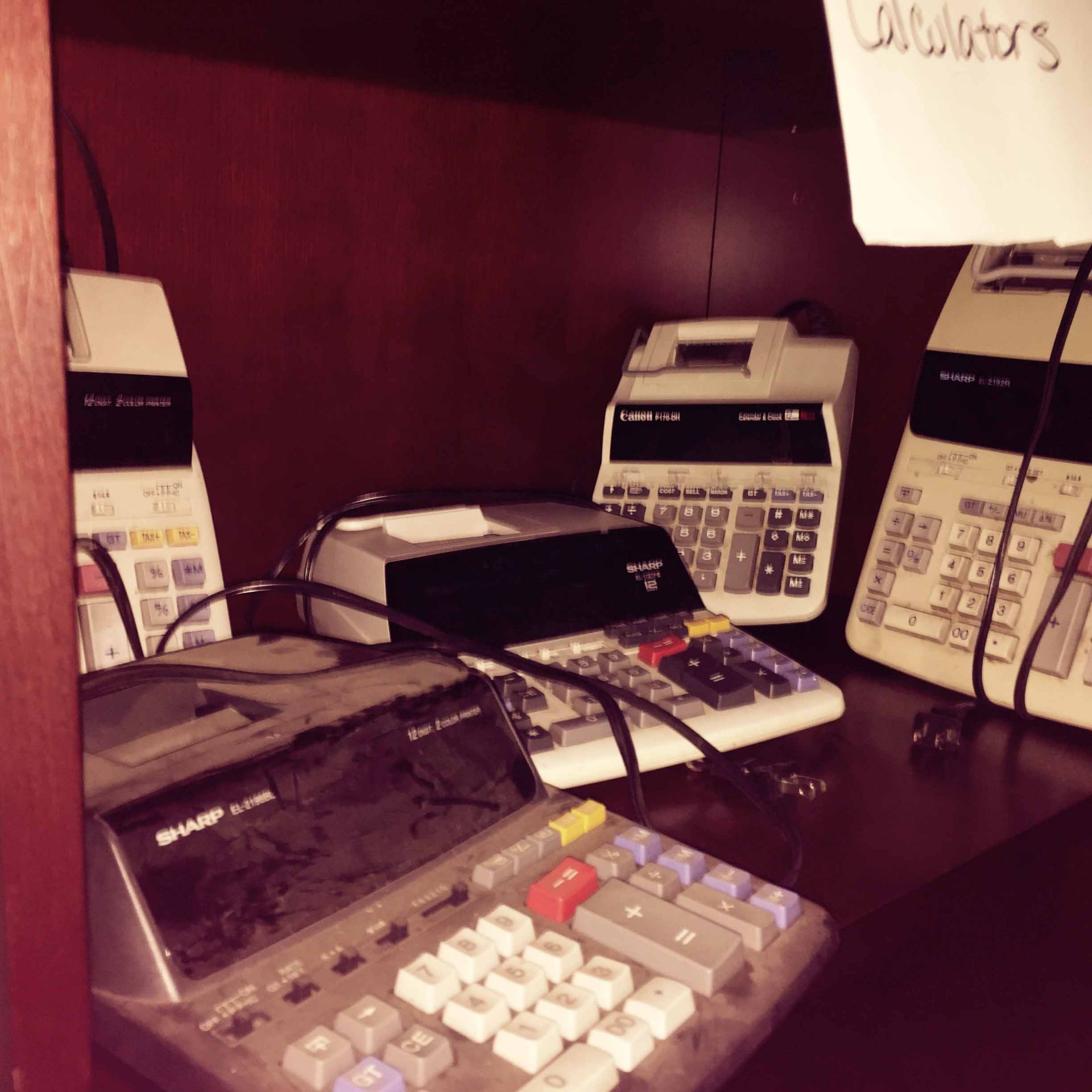 LOT OF CALCULATORS LOCATED IN LONGVIEW, TX