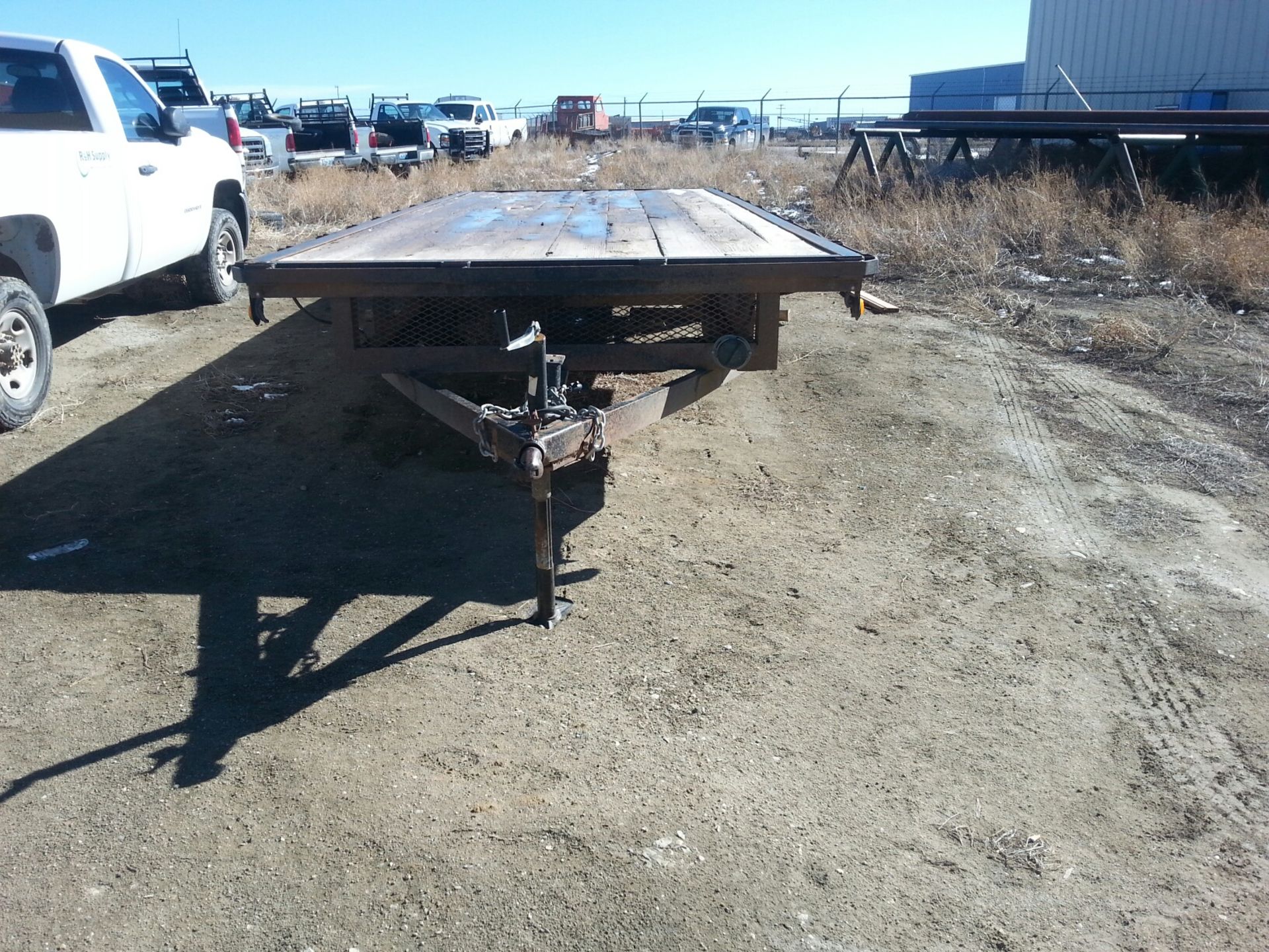 DECK OVER FLATBED TRAILER, UTILITY TRAILER, new 1997, VIN 16VFX2029V1E85105 LOCATED IN CASPER, WY