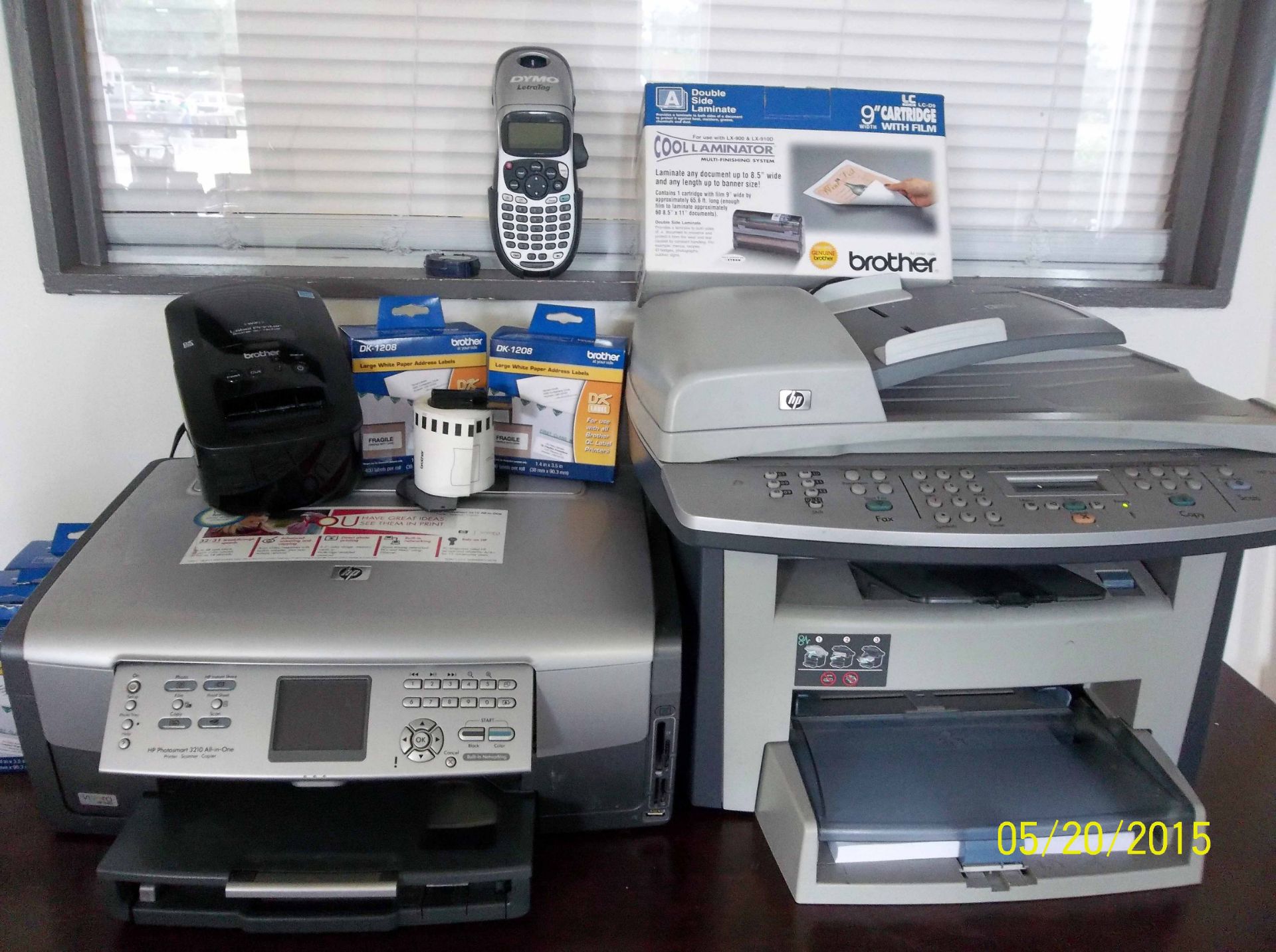 LOT OF OFFICE EQUIPMENT: Hewlett-Packard LaserJet 3055 all-in-one printer, Hewlett-Packard