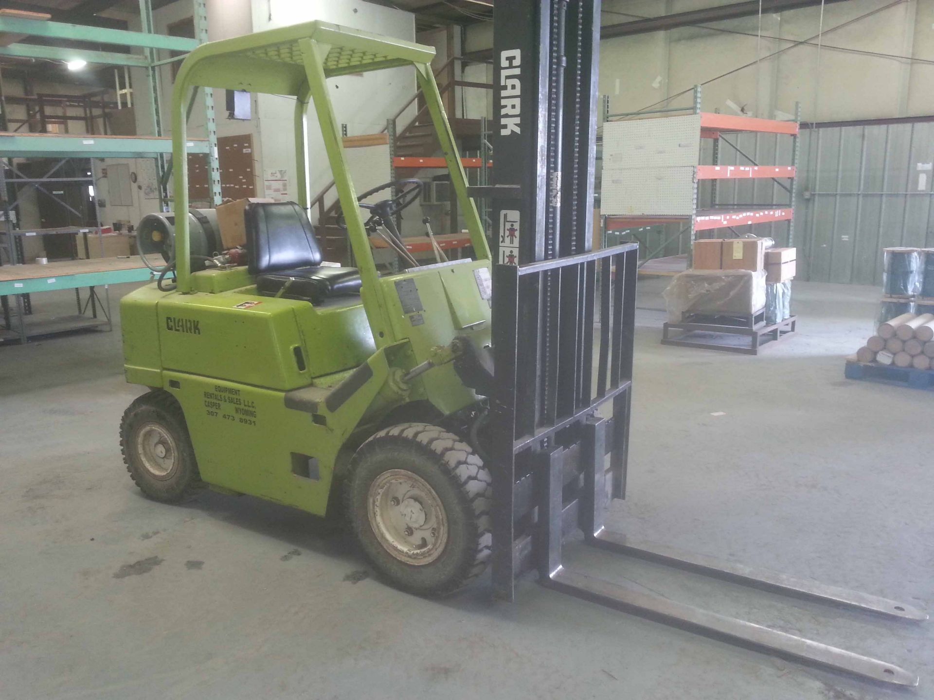 FORKLIFT, CLARK MDL. C500Y45   (delayed removal) LOCATED IN CASPER, WY