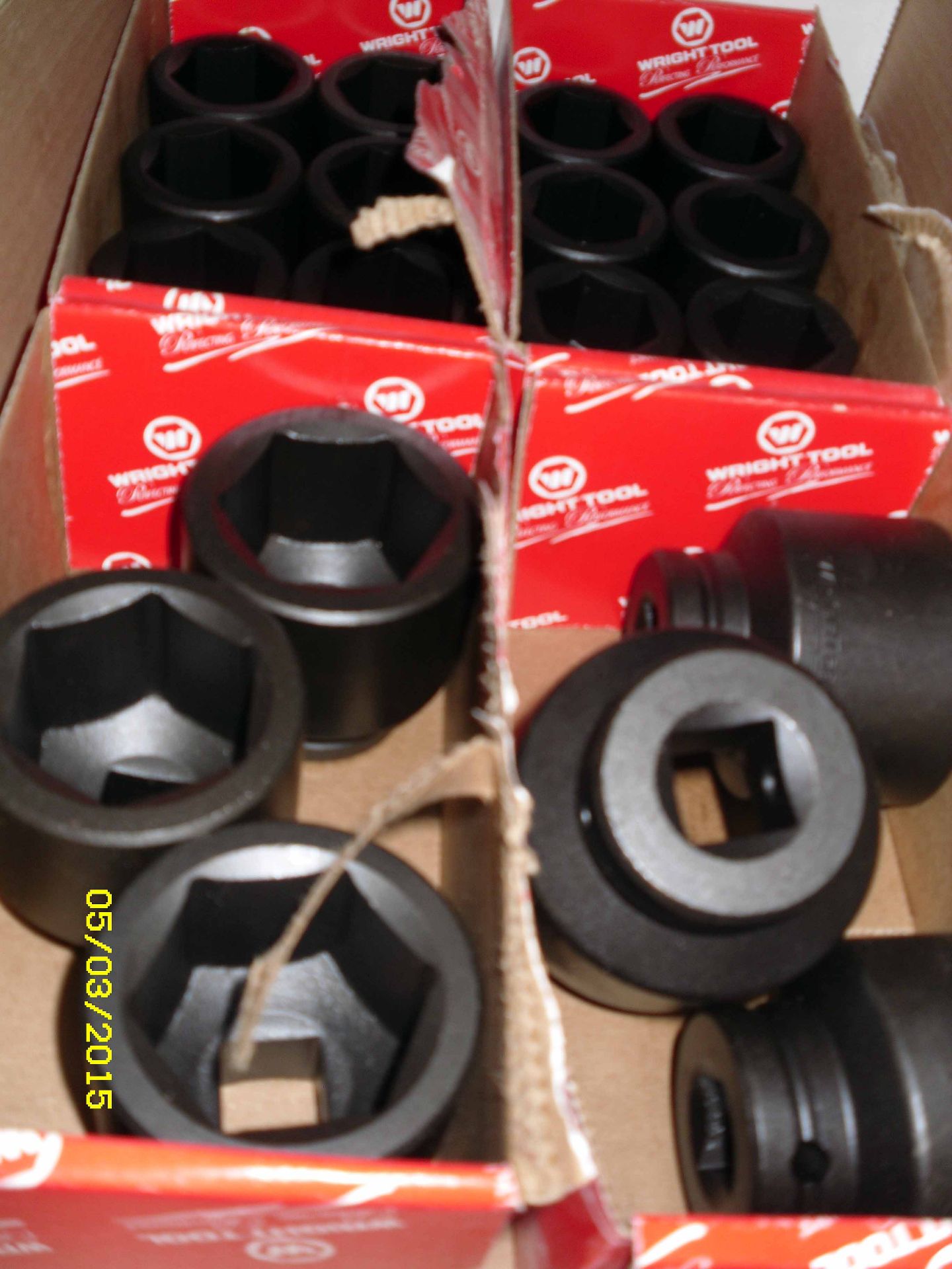 LOT OF IMPACT SOCKETS, WRIGHT 3/4", assorted  LOCATED IN WILLISTON, ND