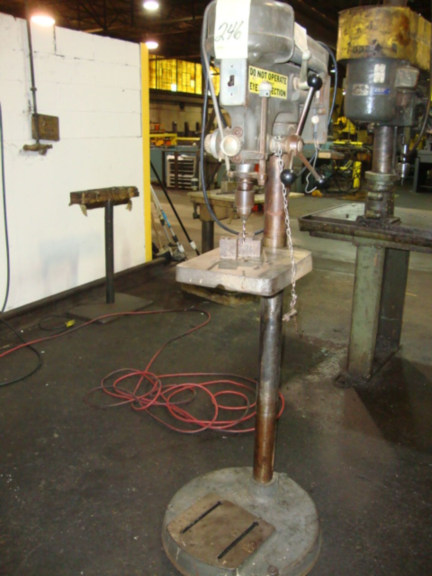 FLOOR DRILL, 15", sgl. spdl.