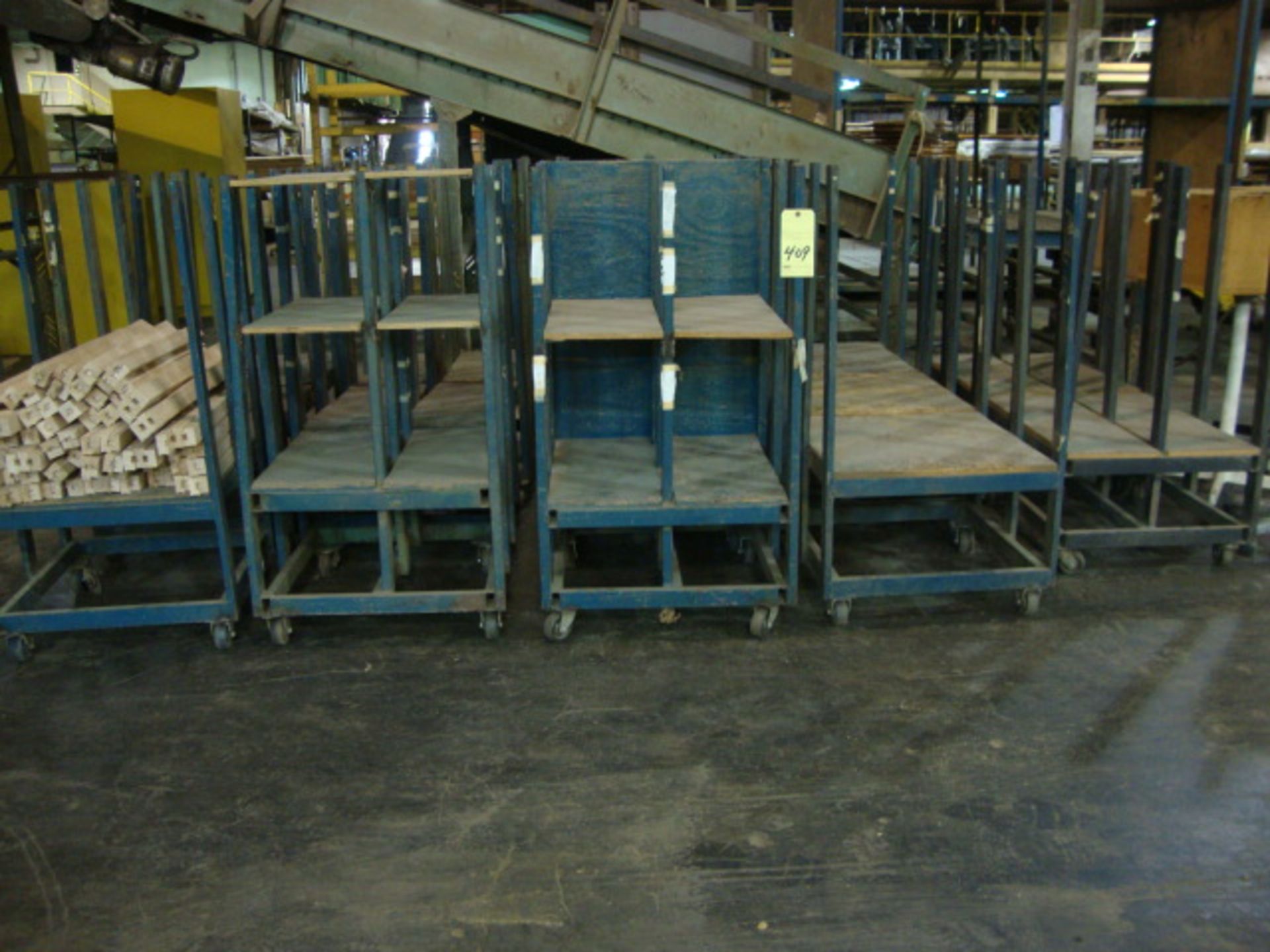 LOT OF STEEL STOCK CARTS, assorted - Image 2 of 2