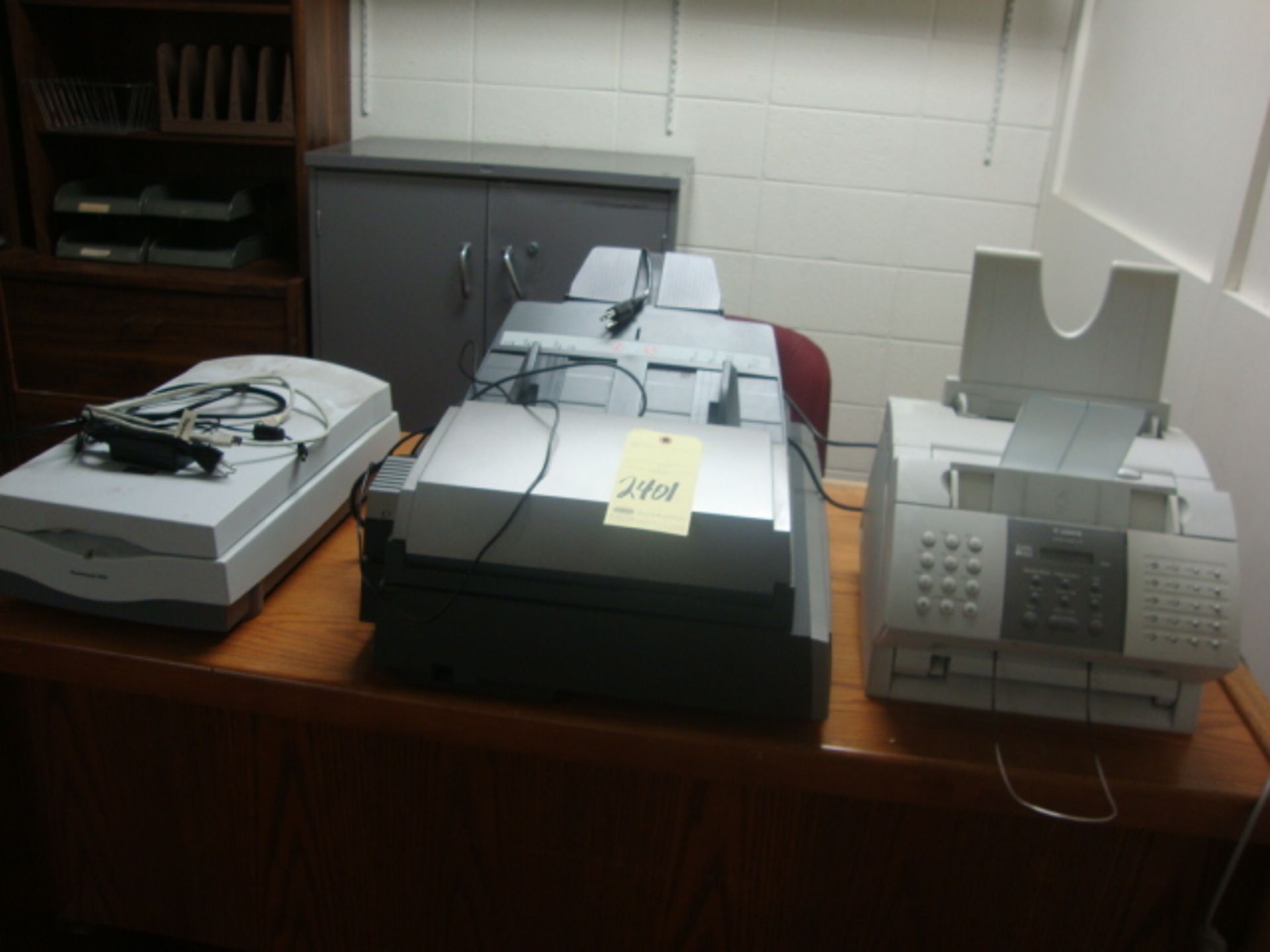 LOT CONSISTING OF POWER WORK SCANNER, XEROX COPIER, CANON FAX MACHINE
