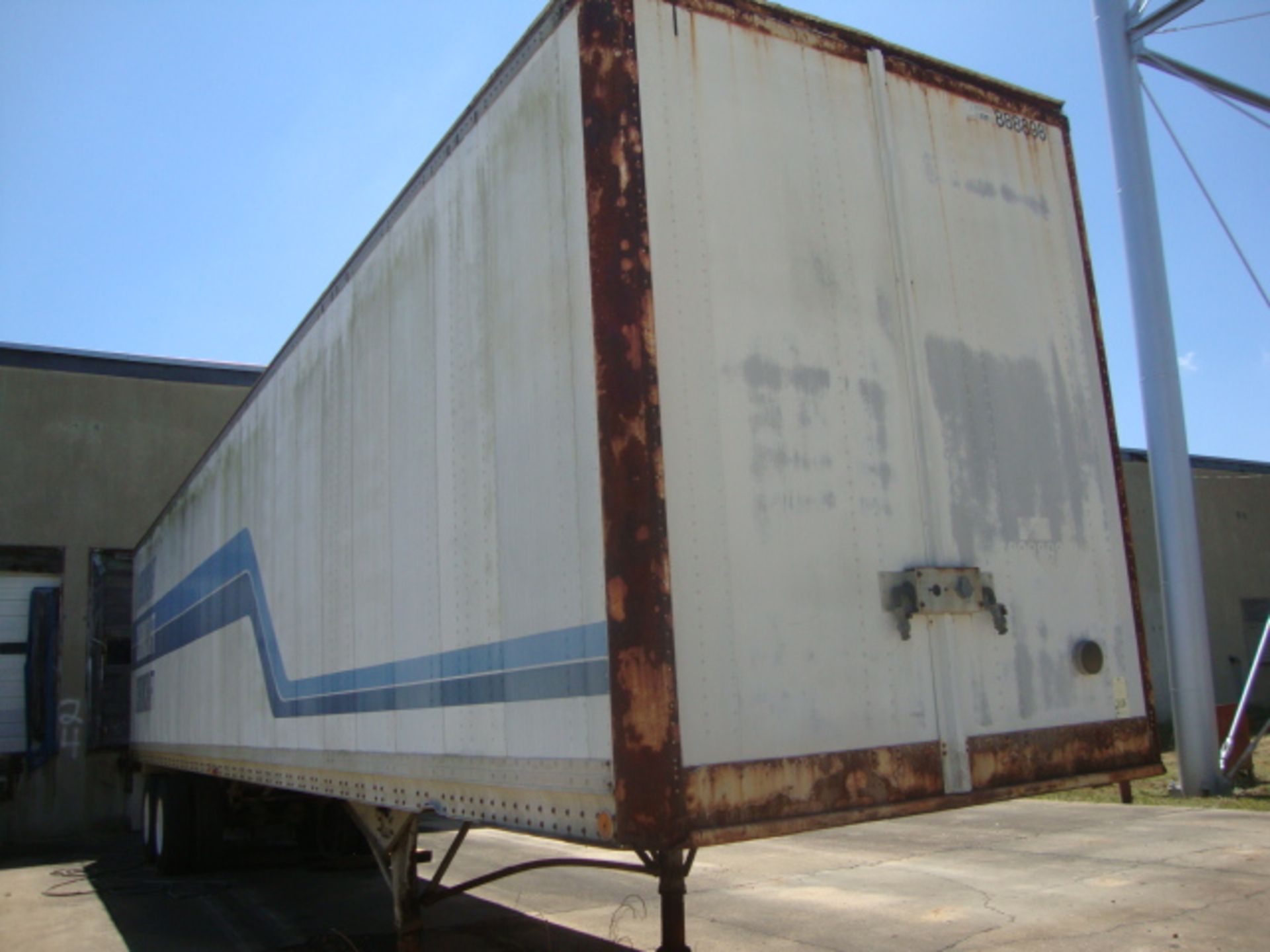 BOX TRAILER, STRICK 42', tandem axle, Trailer I.D. No. 888898 (no title - yard us only) - Image 2 of 2