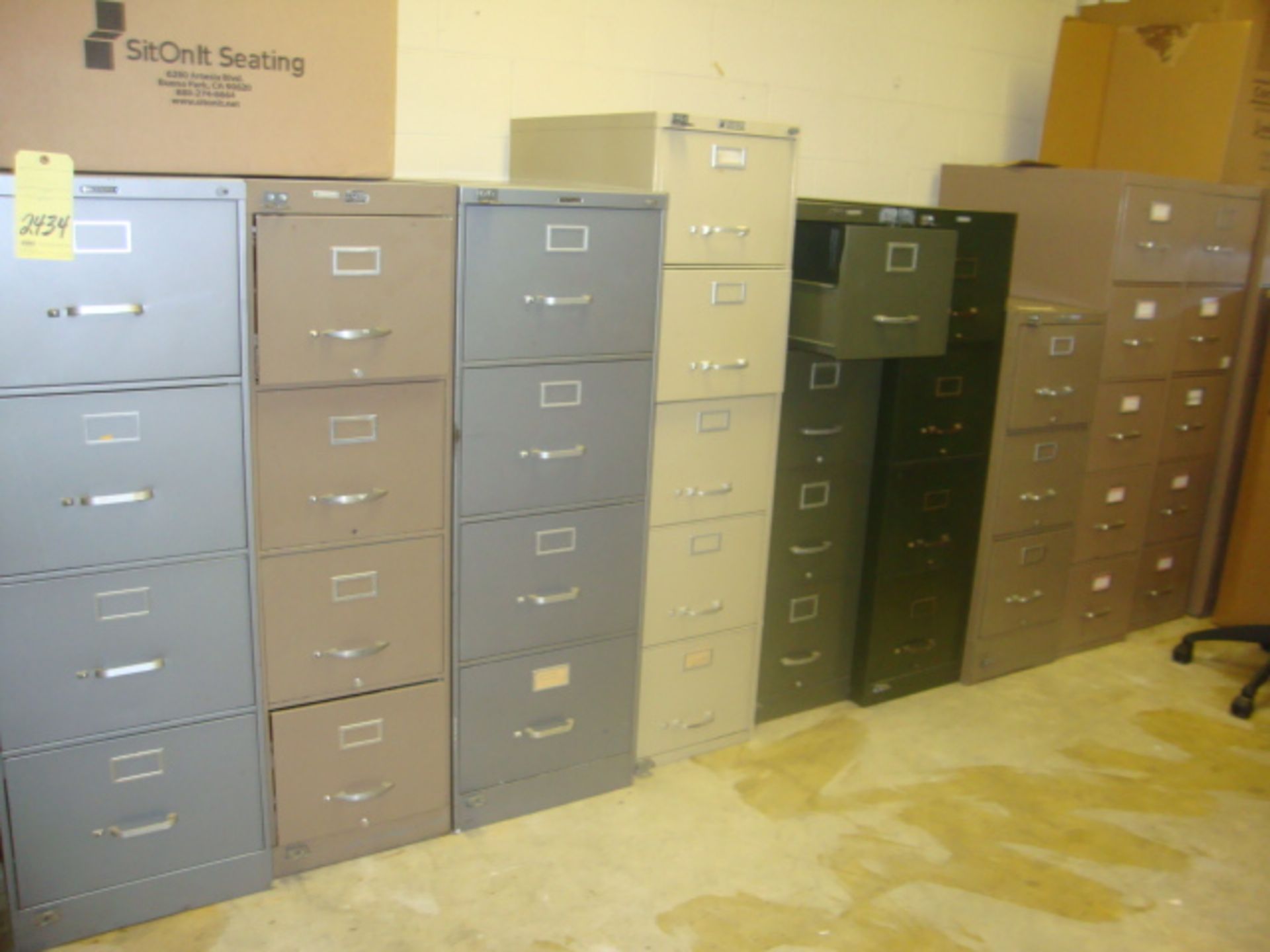 STEEL FILE CABINETS, assorted