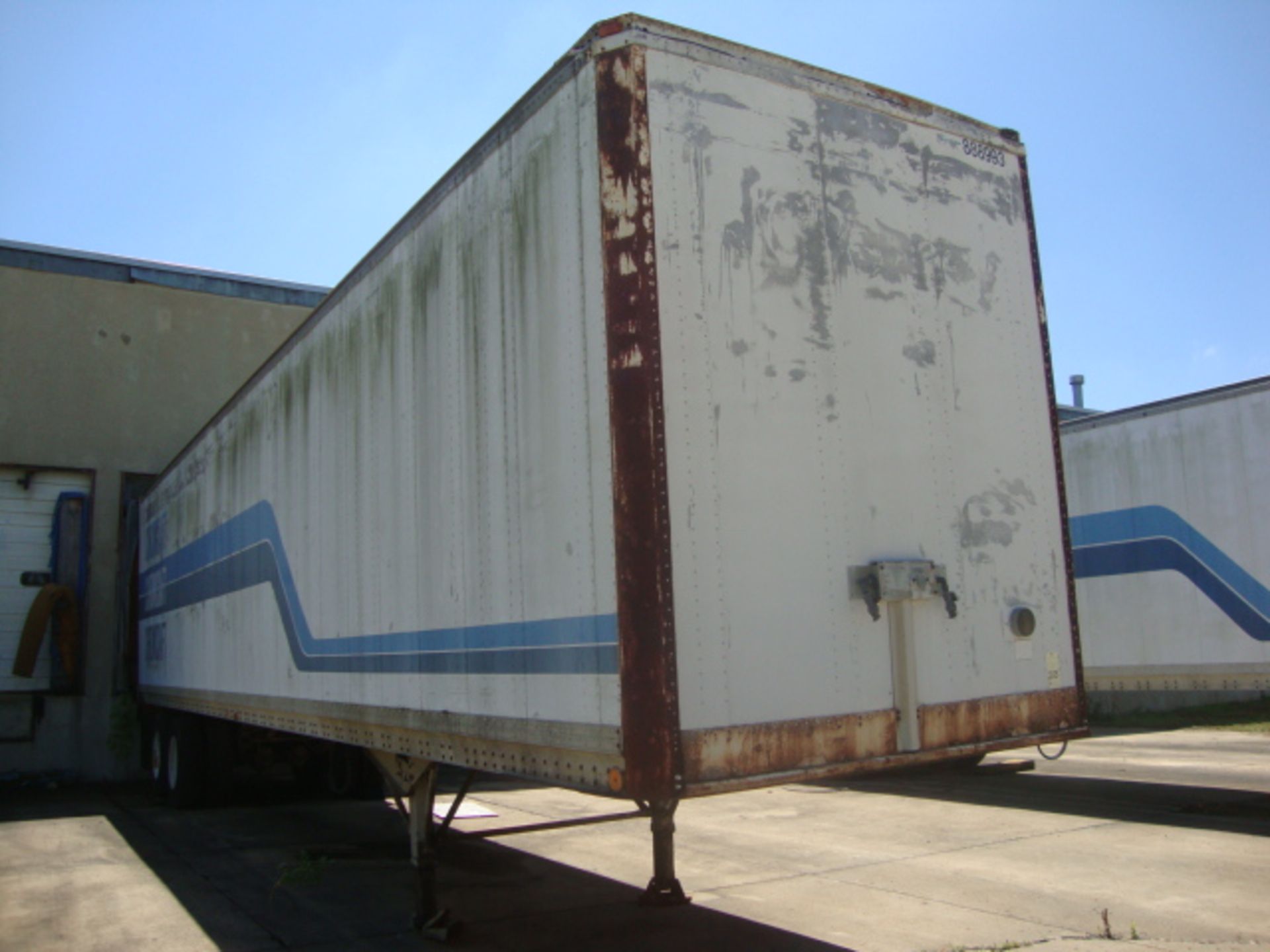 BOX TRAILER, STRICK 42', tandem axle, Trailer I.D. No. 888993 (no title - yard use only) - Image 2 of 2